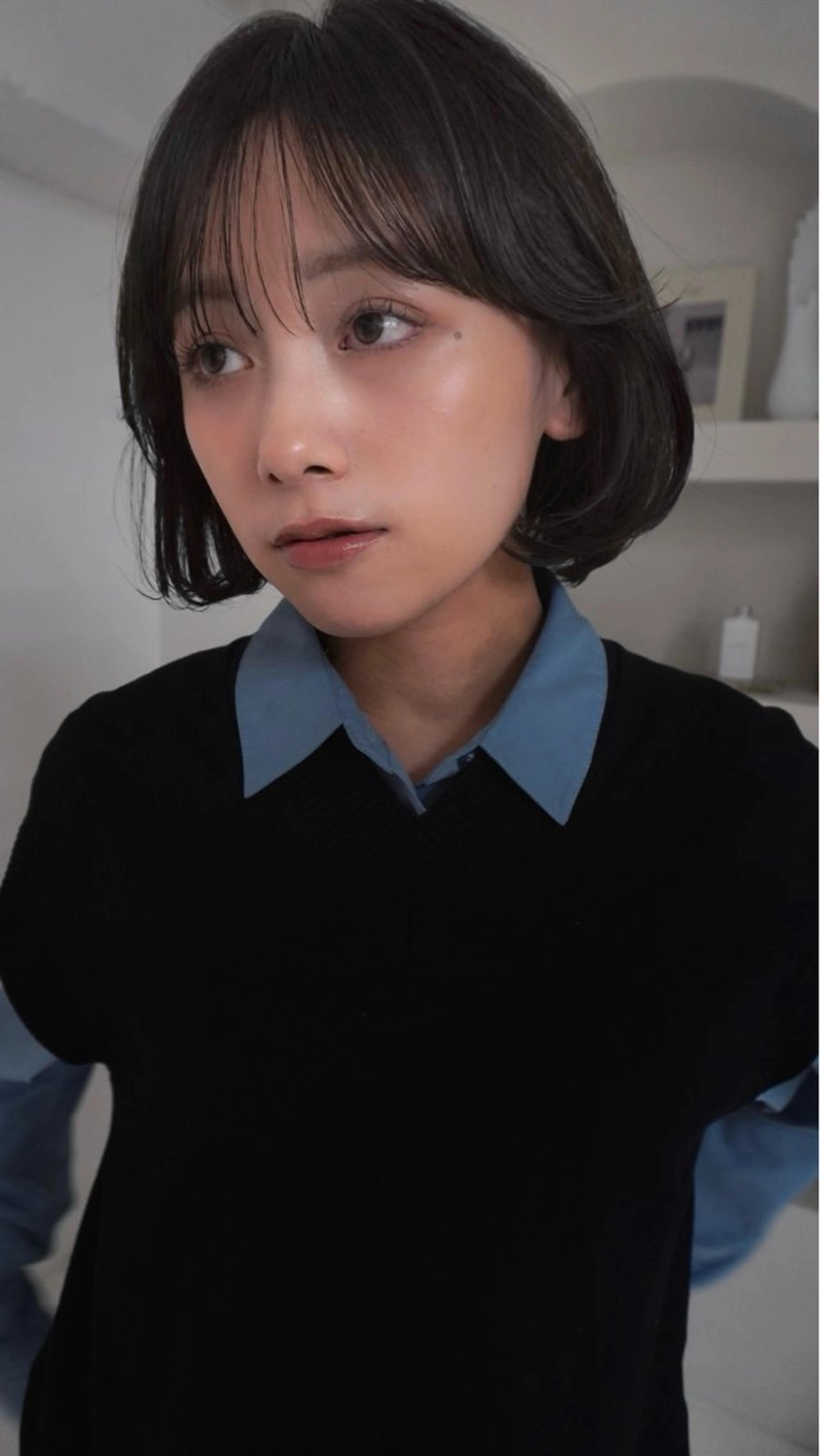 【4月限定クーポン】ボブカットorミディアムカット＋透明感カラー＋トリートメントつきの写真