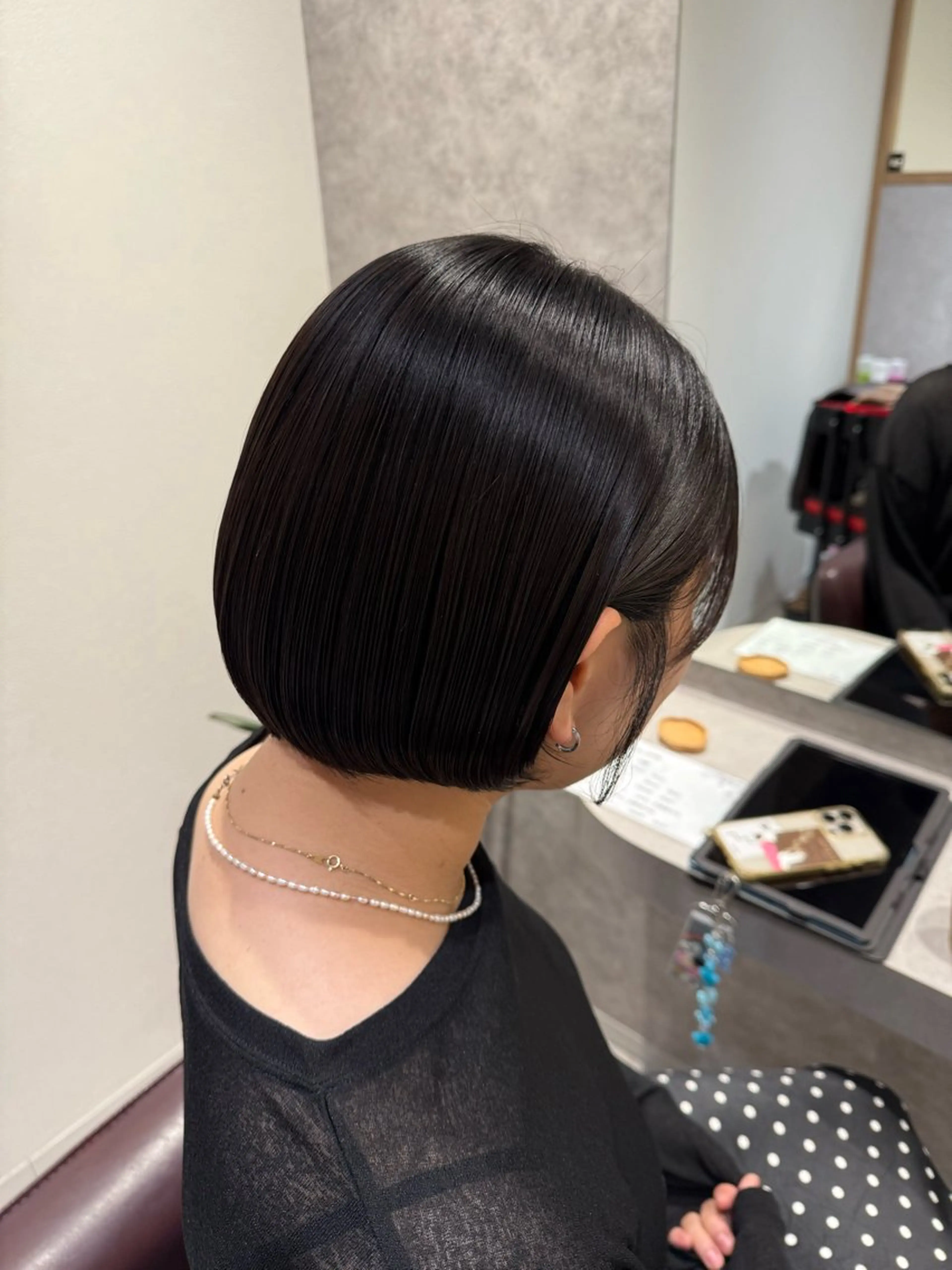 ショート カット ヘアカラー トリートメント 新宿🫧髪質改善🫧 艶カラー🫧個室のヘアスタイル
