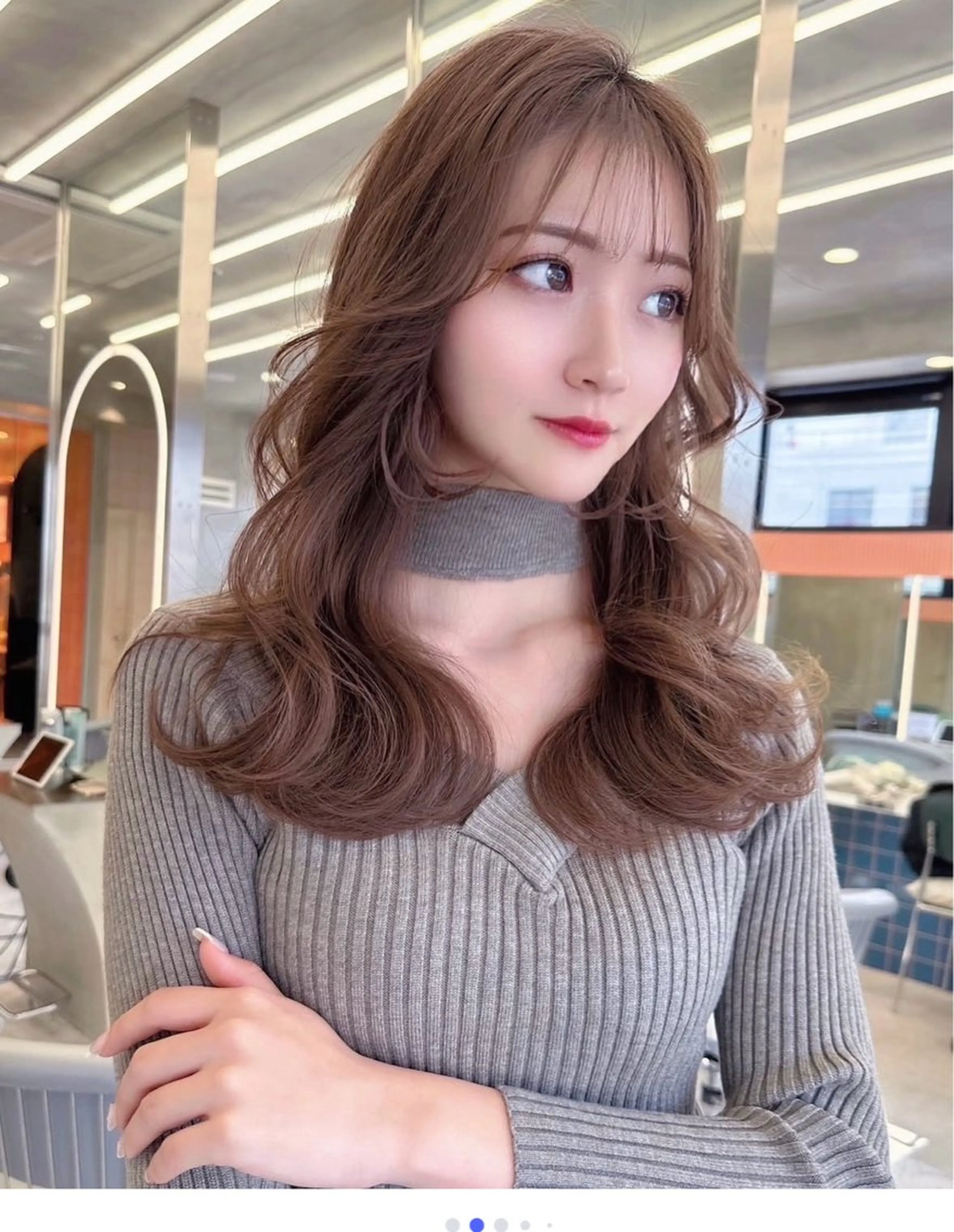 ロング ヘアカラー 似合わせカラーの達人 ダブルカラー/森栄範のヘアスタイル