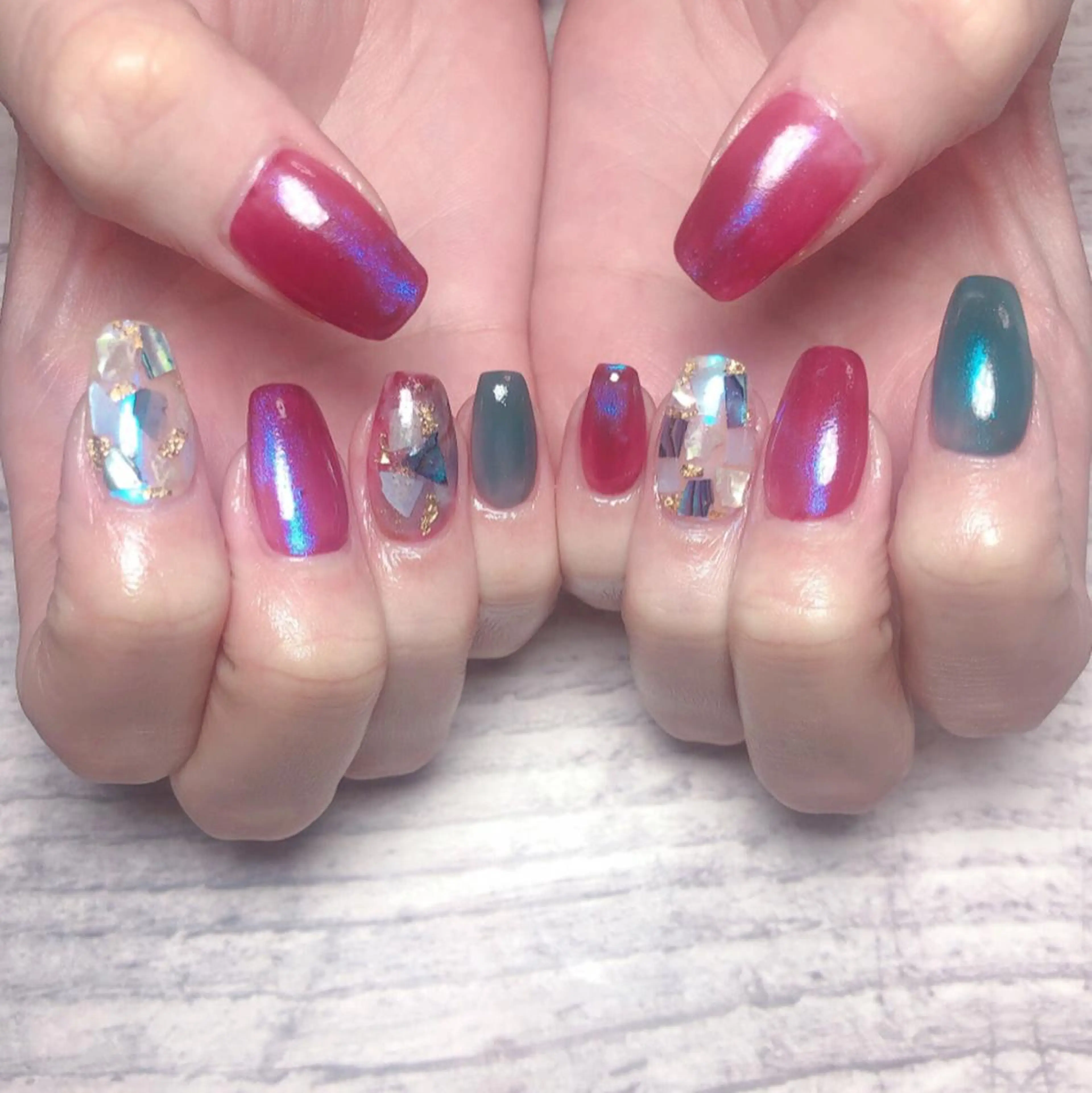 ネイル ミラーネイル DollyGirl KYOKOのネイルデザイン