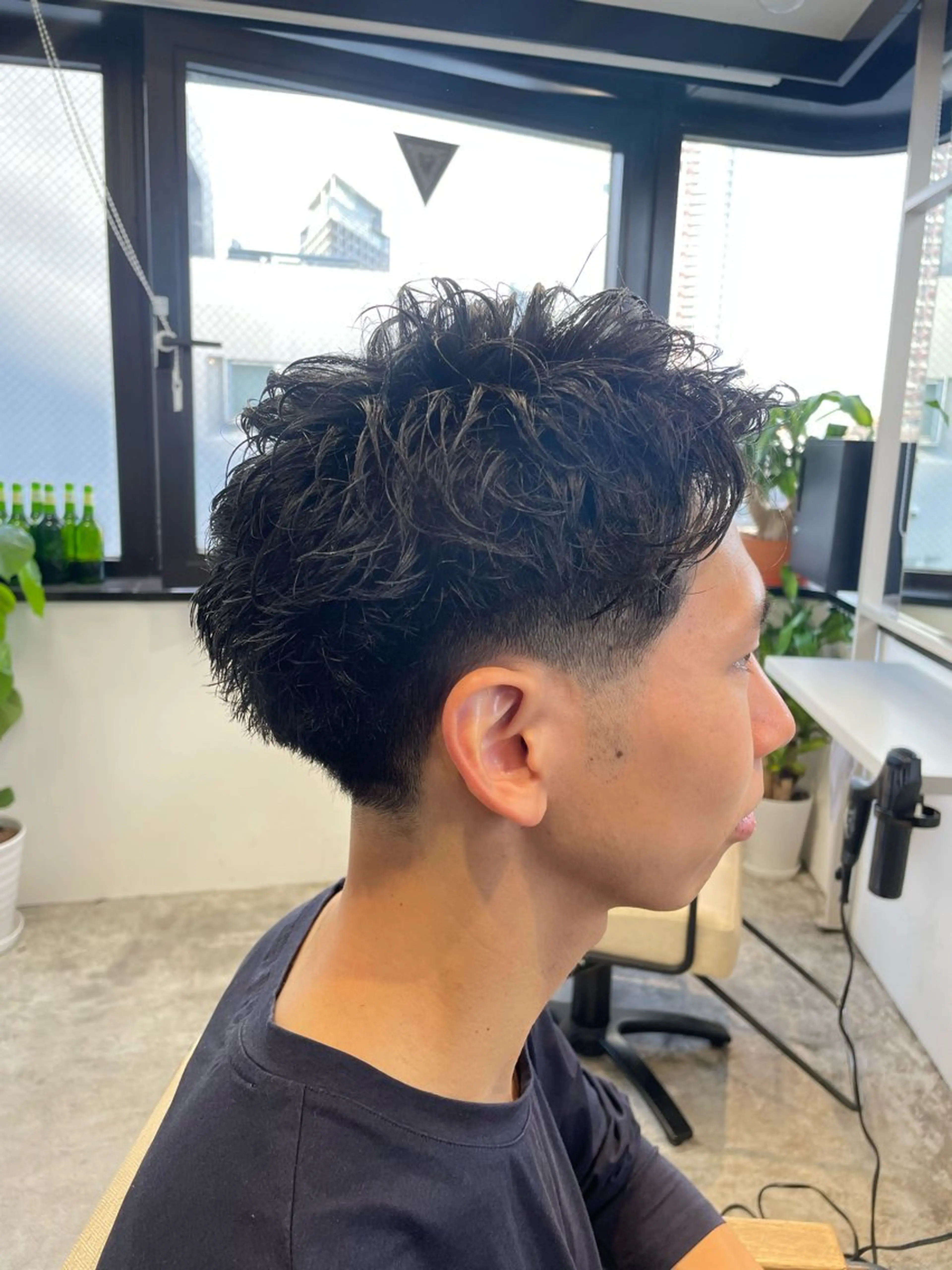 ショート ショートヘア メンズパーマ梅田 ・川副史晶のヘアスタイル