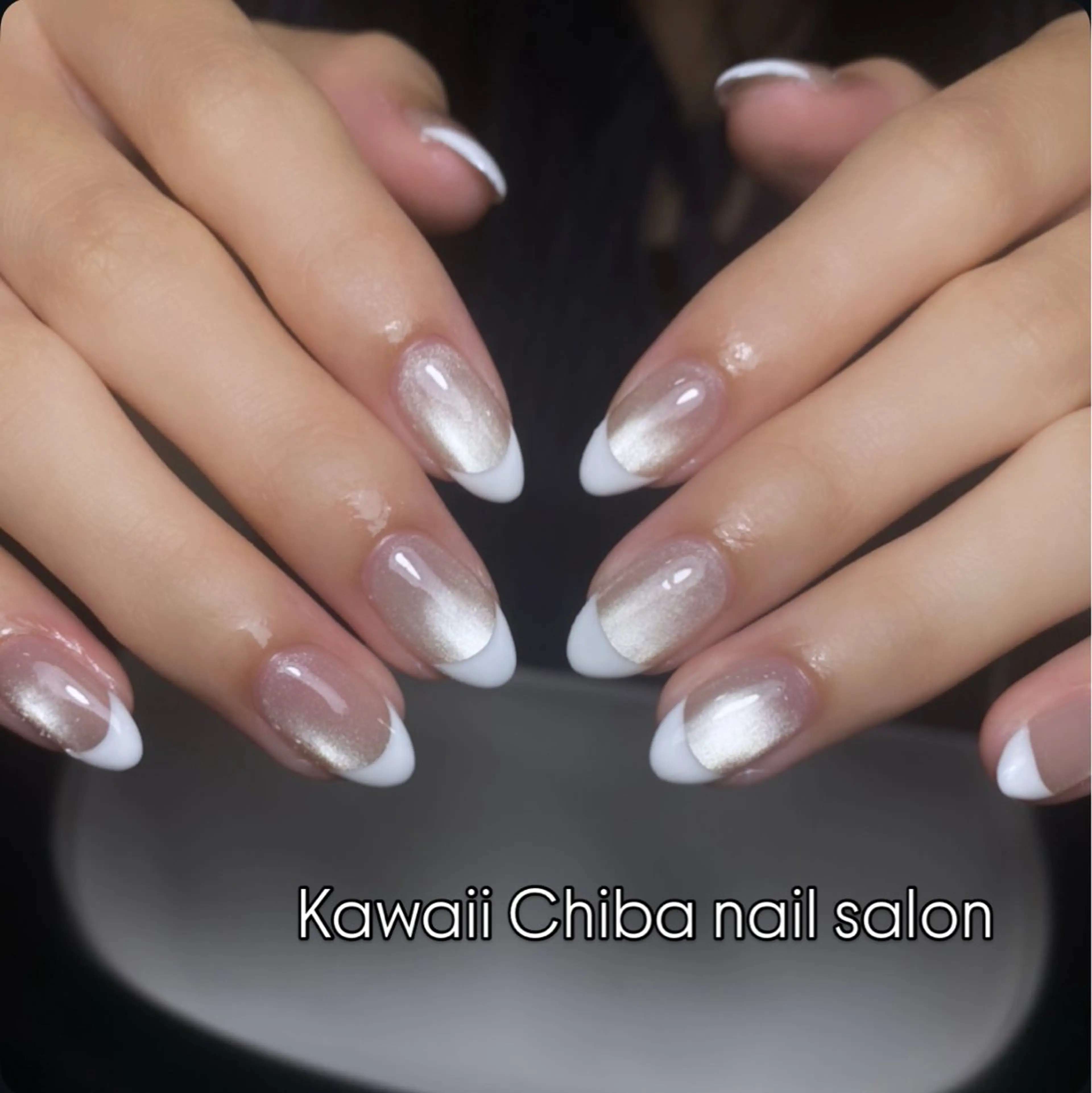 ネイル 長さ出し フレンチネイル ジェルネイル ガーリー 韓国ネイル Kawaii Chiba nailのネイルデザイン