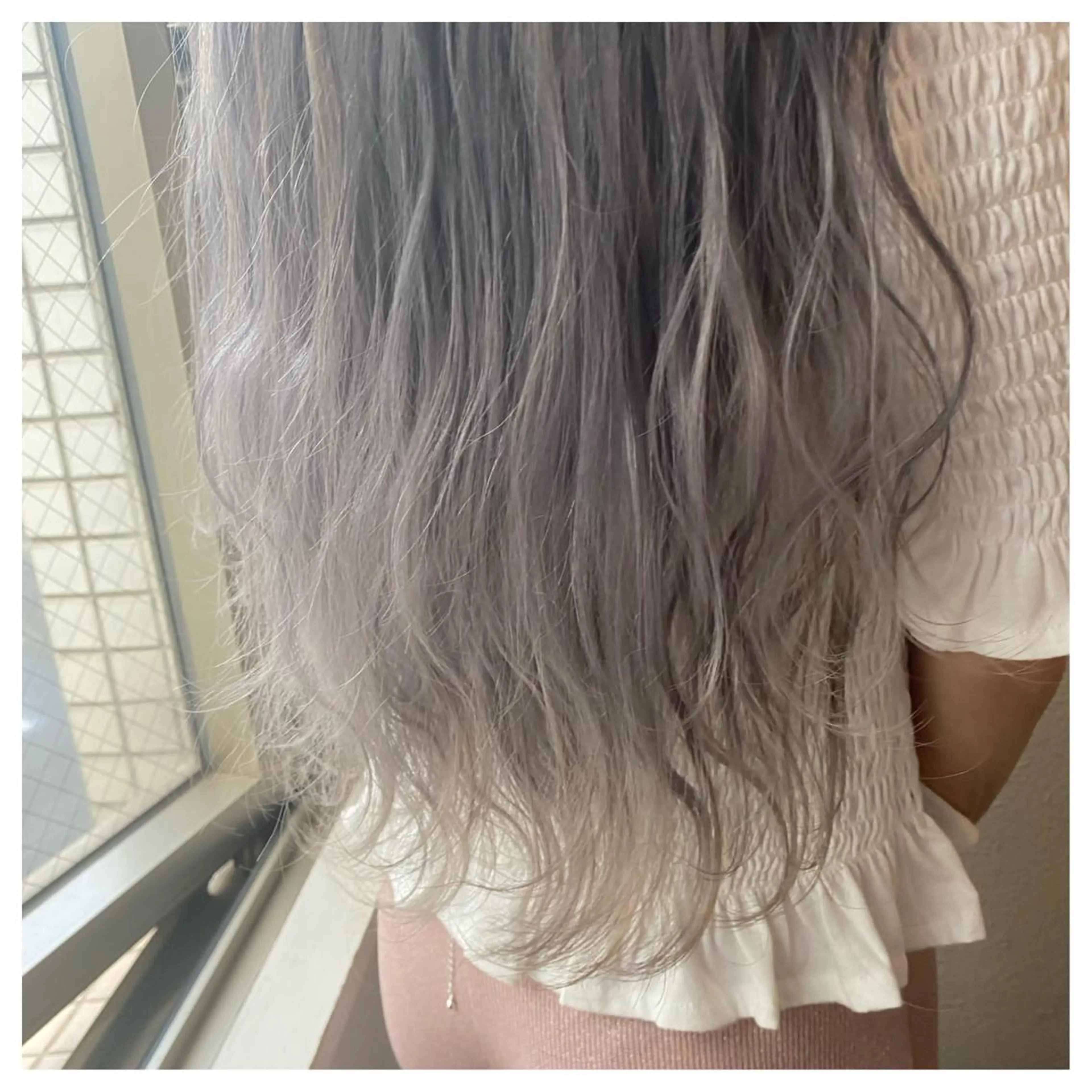 ロング カラー ブリーチ ケアブリーチ ハイトーンカラー ヘアカラー 似合わせ/ブリーチ カラー.岡田友仁のヘアスタイル