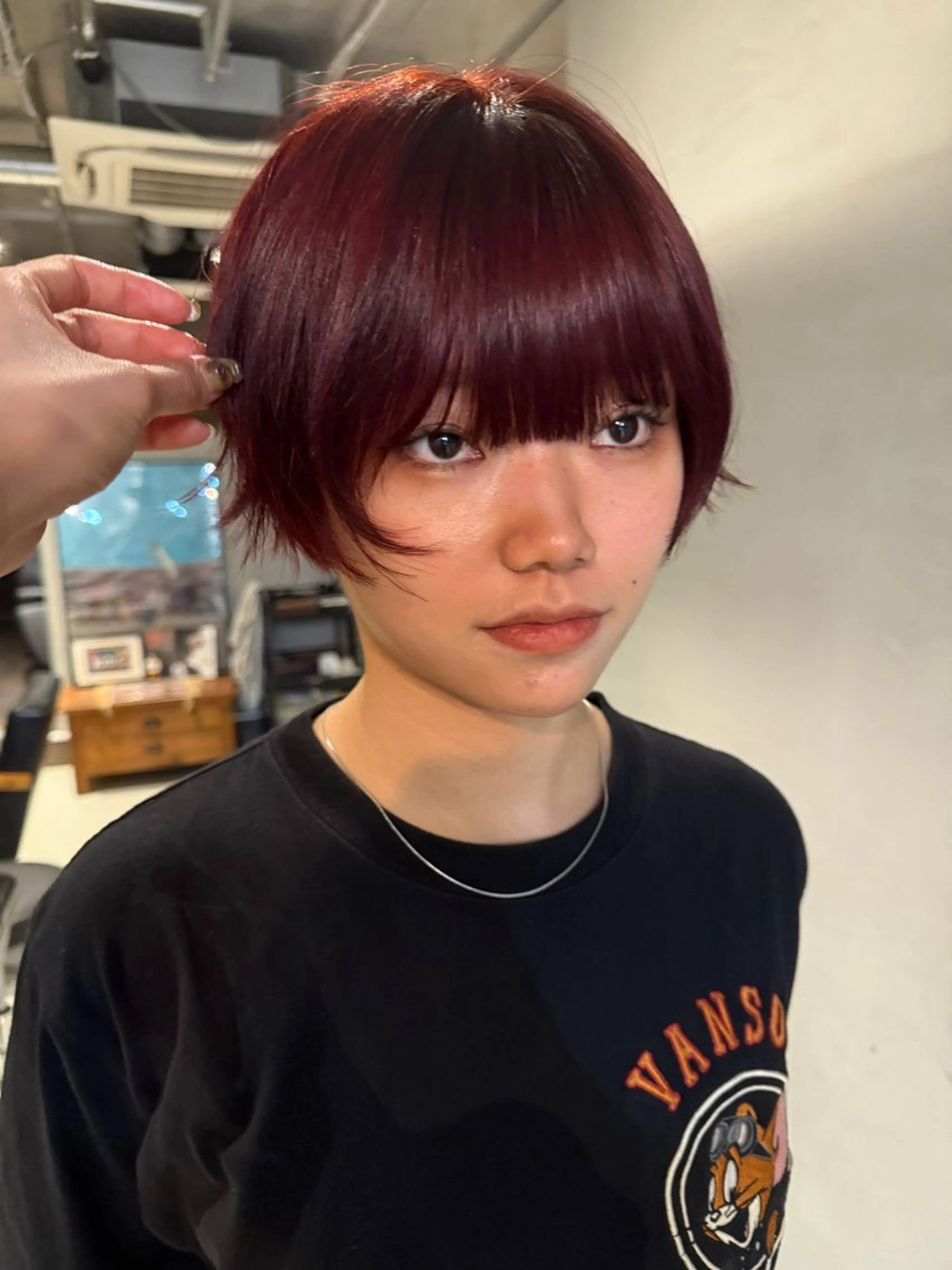 ショート カラー 河坂 昌恵のヘアスタイル