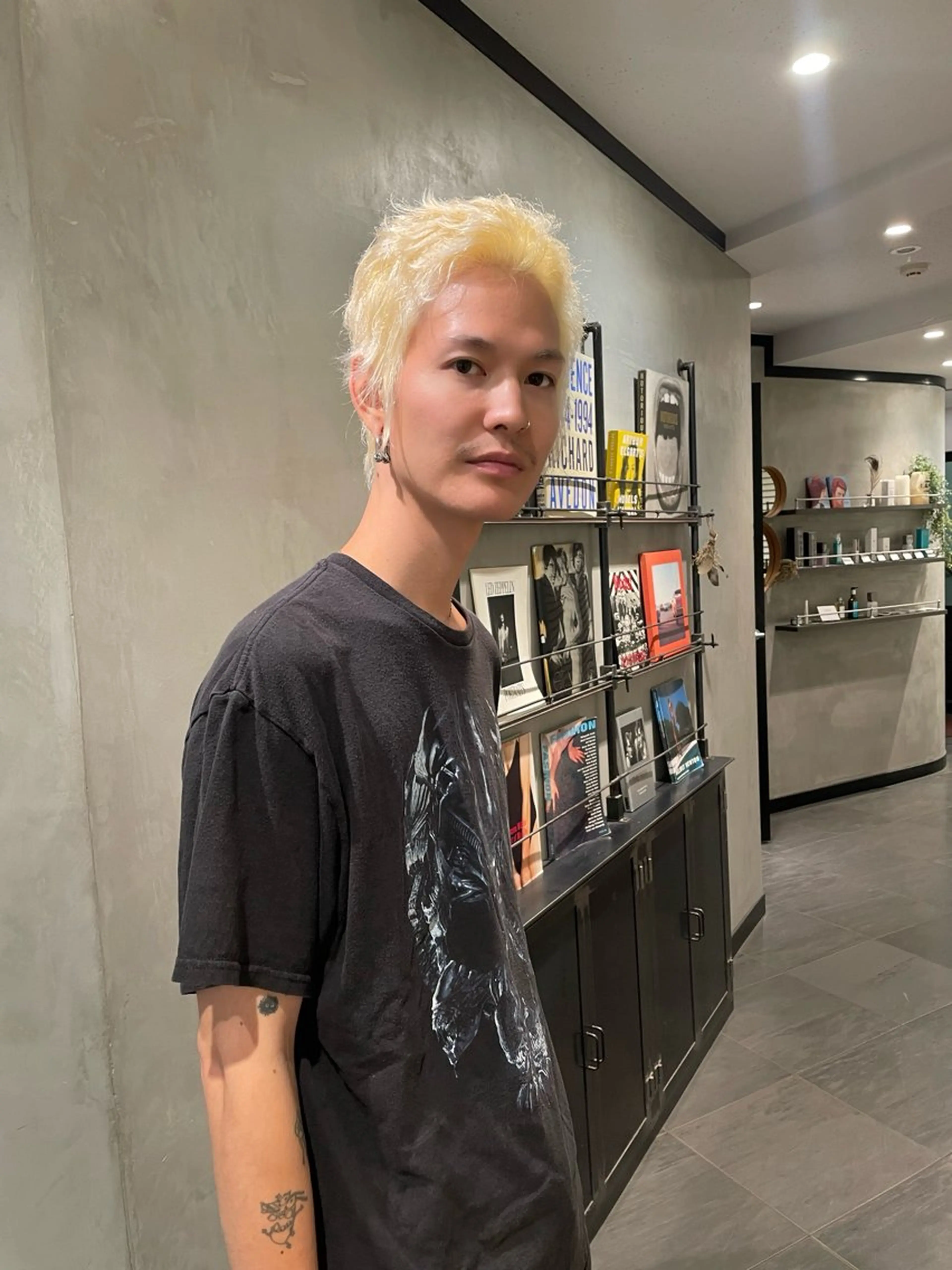 ショート カラー メンズ カット ヘアカラー トリートメント 優作 〜圧倒的信頼〜のヘアスタイル