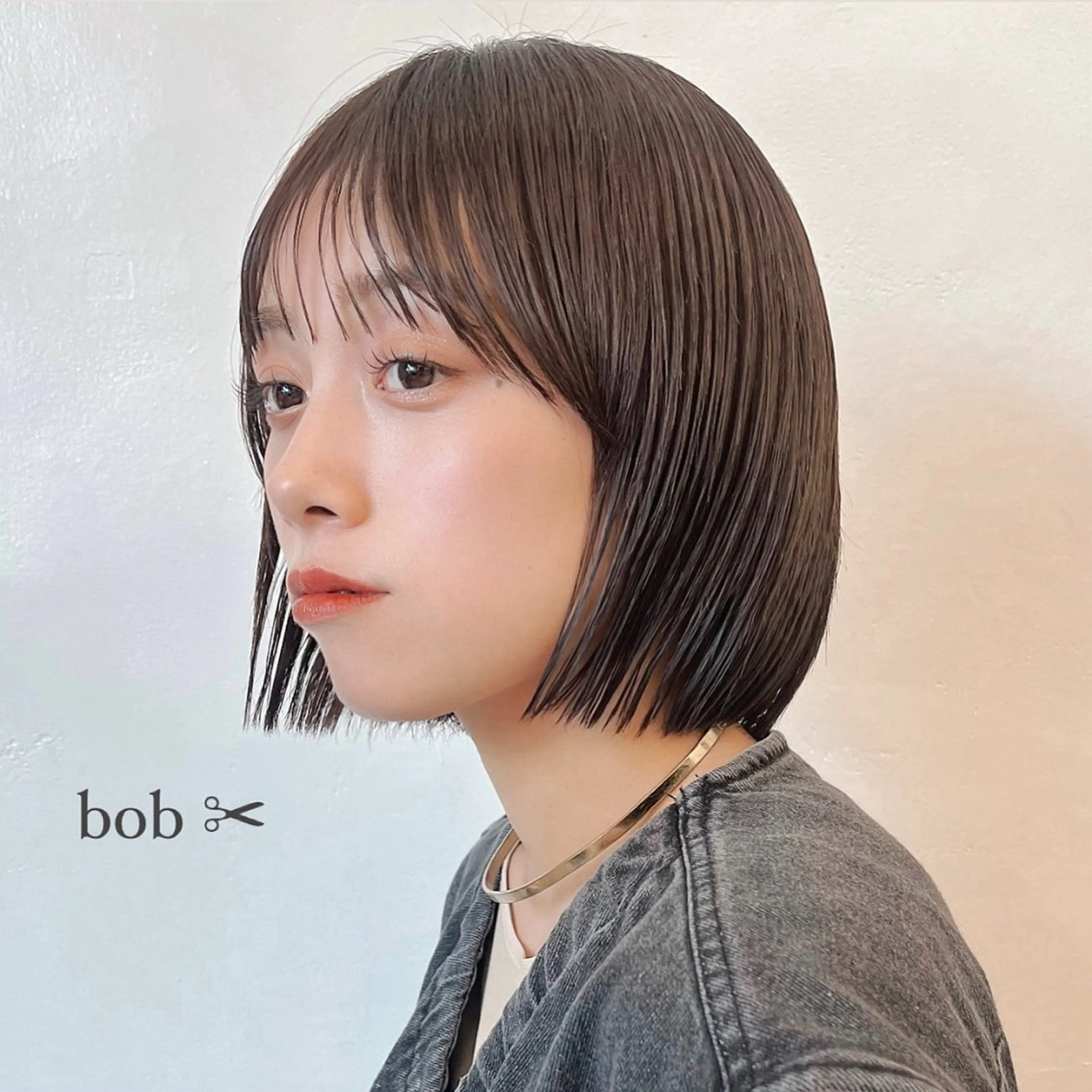 ショート カラー ヘアアレンジ ボブ 🌱ボブ/レイヤー/ ベージュ/あやみ✨のヘアスタイル