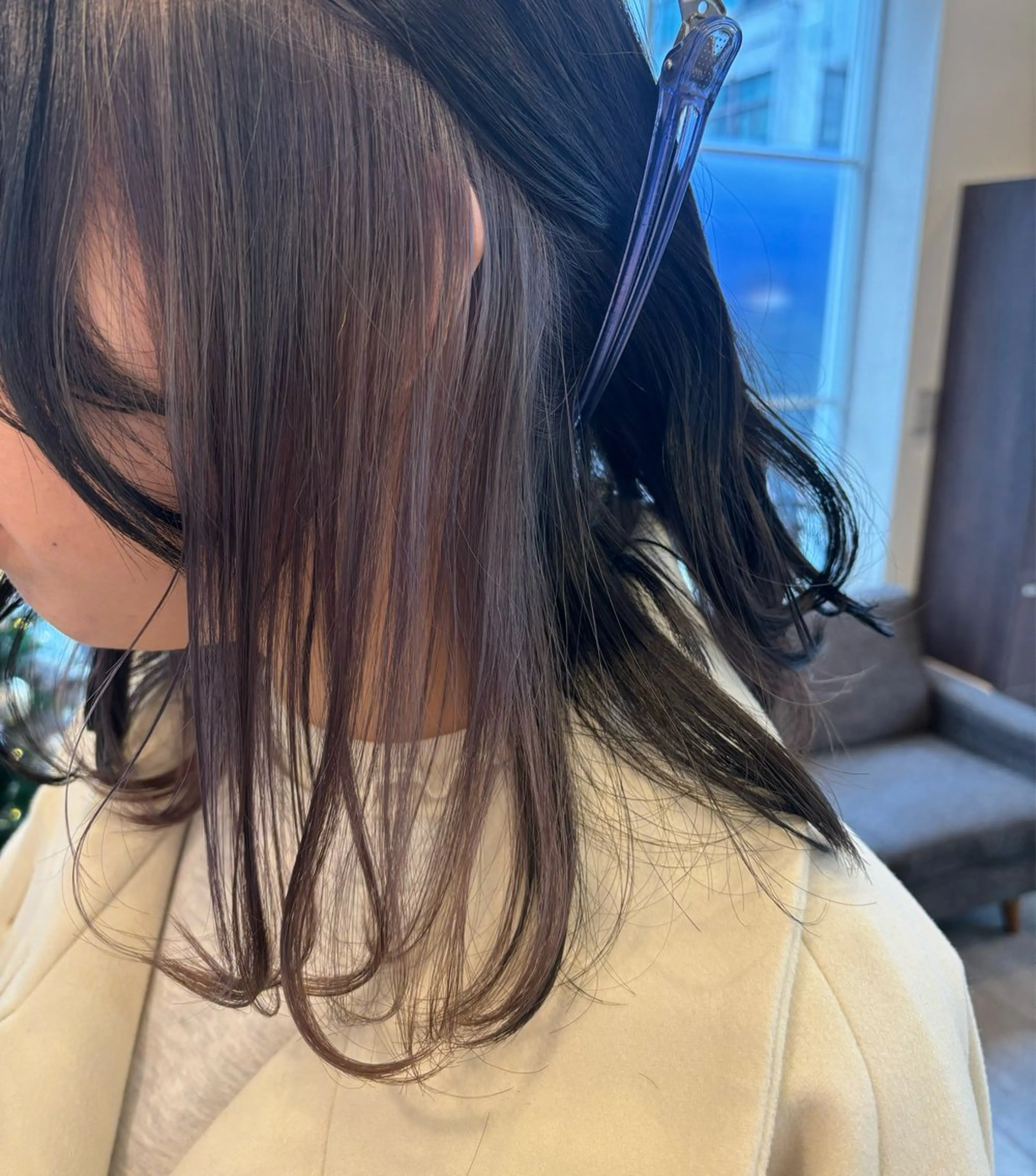 ミディアム 佐藤 優衣のヘアスタイル