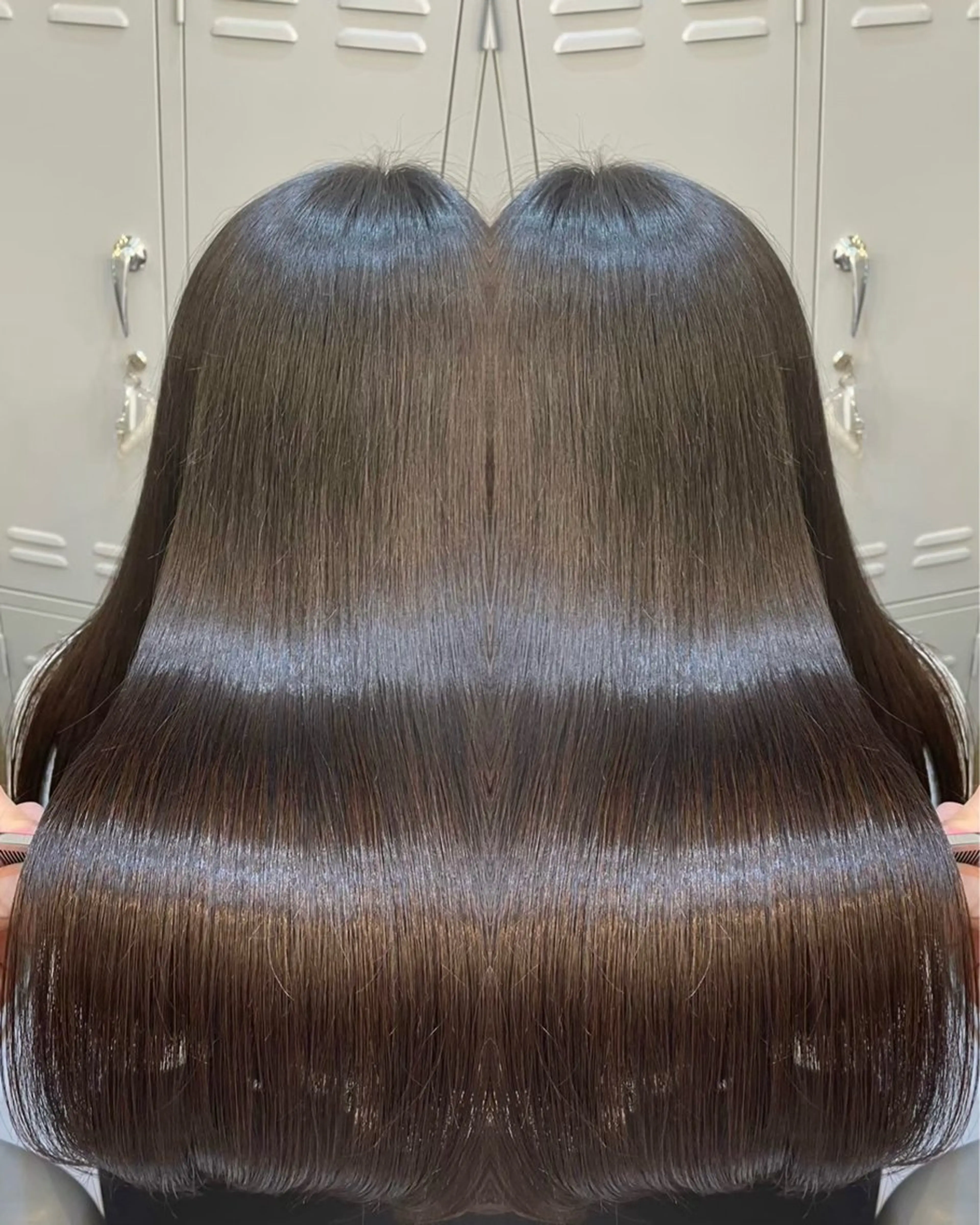 ロング 縮毛矯正 トリートメント 🩵レイヤー✖︎ 髪質改善🩵リョウヤのヘアスタイル