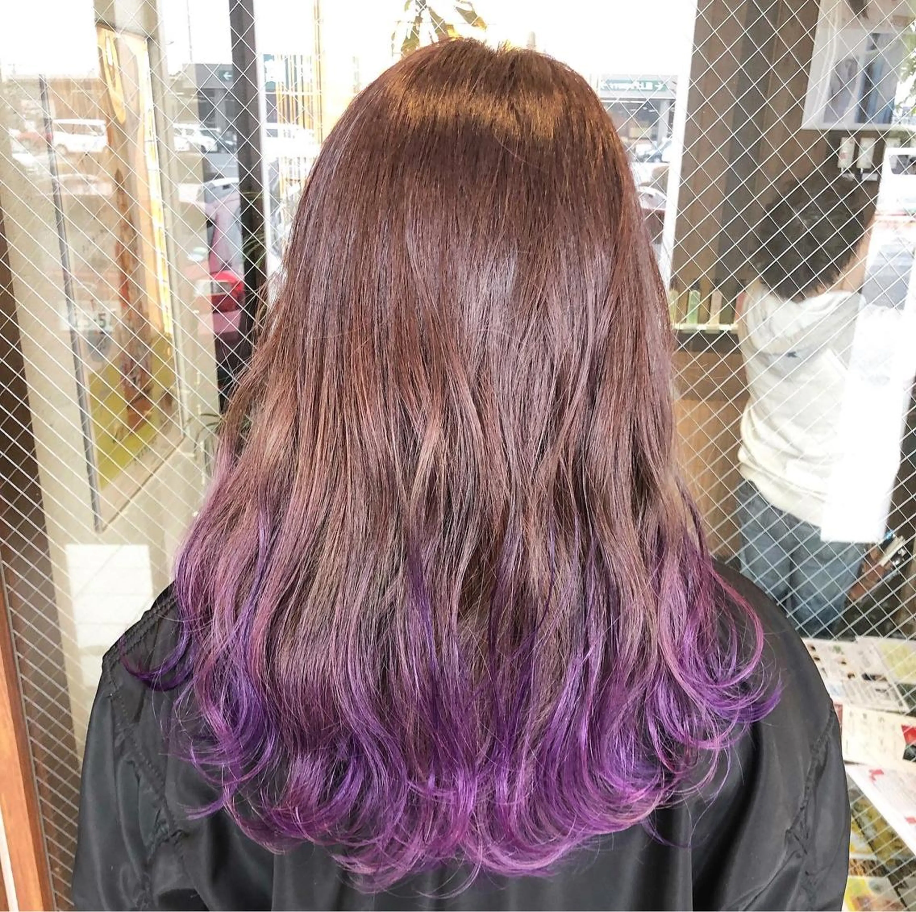 セミロング カット ヘアカラー トリートメント 具志 正太のヘアスタイル