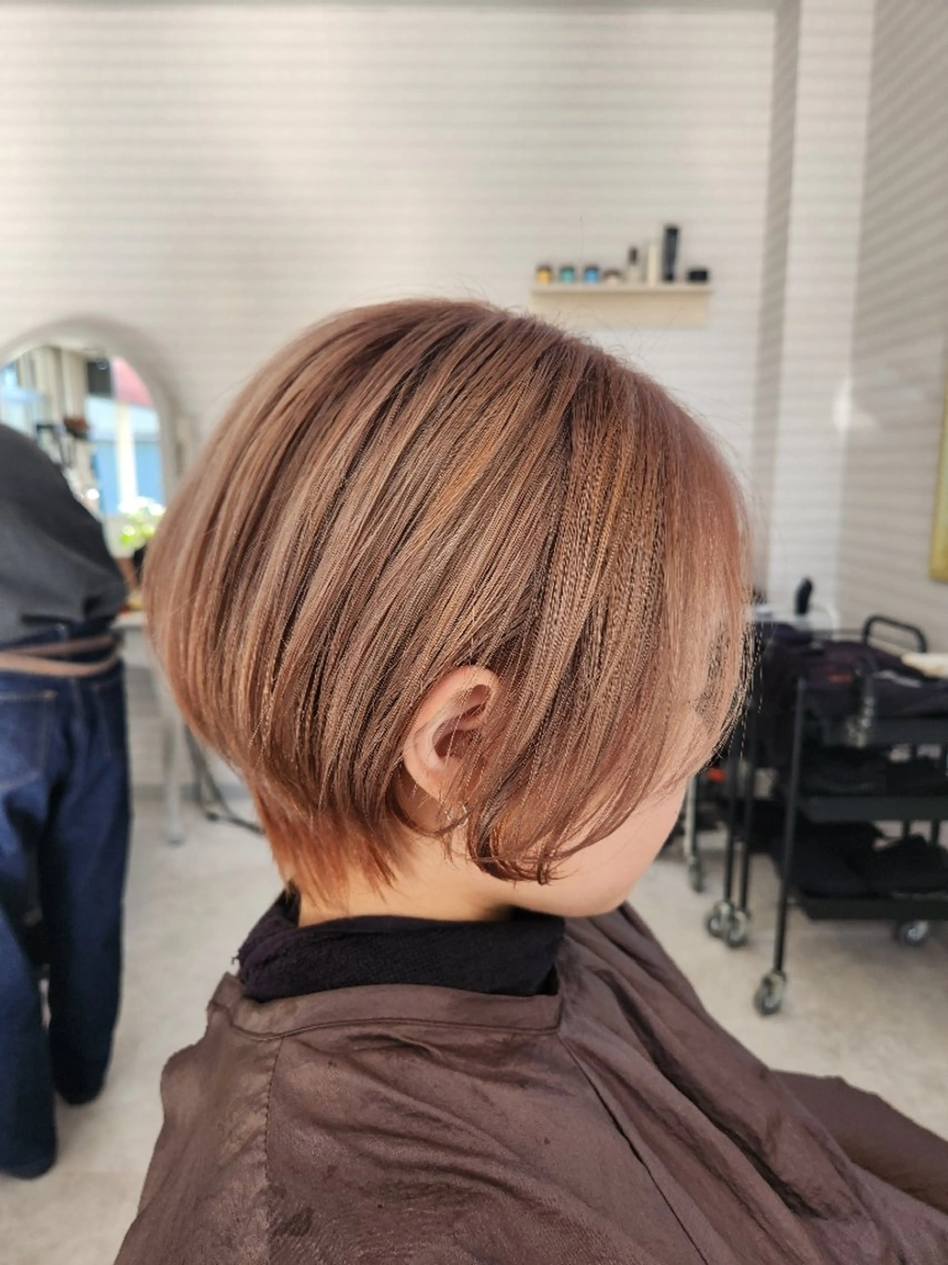 ショート カット ヘアカラー 【ハイライトに自信】 福田 将太のヘアスタイル