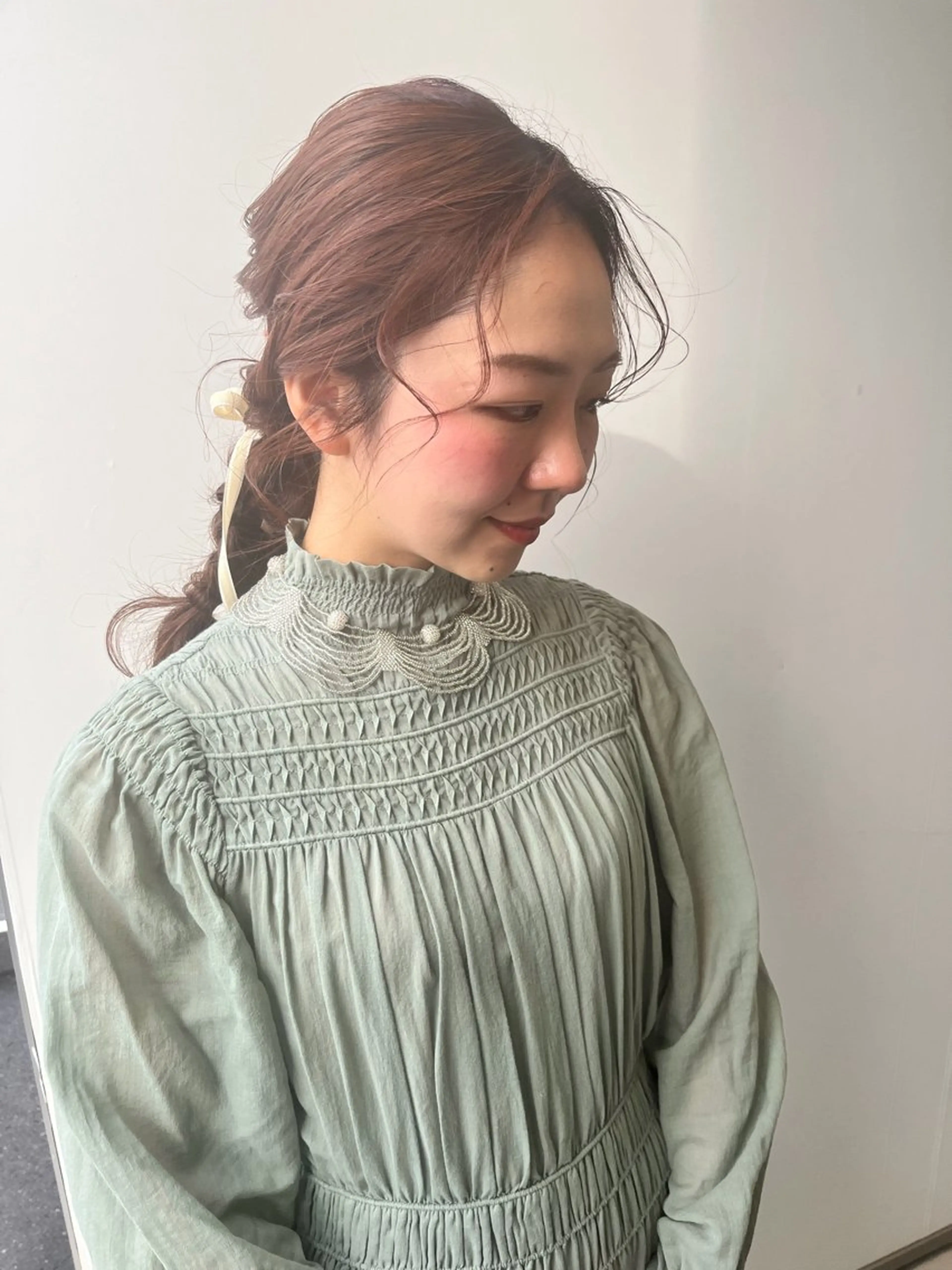ヘアアレンジ ヘアセット 松本 茜のヘアスタイル
