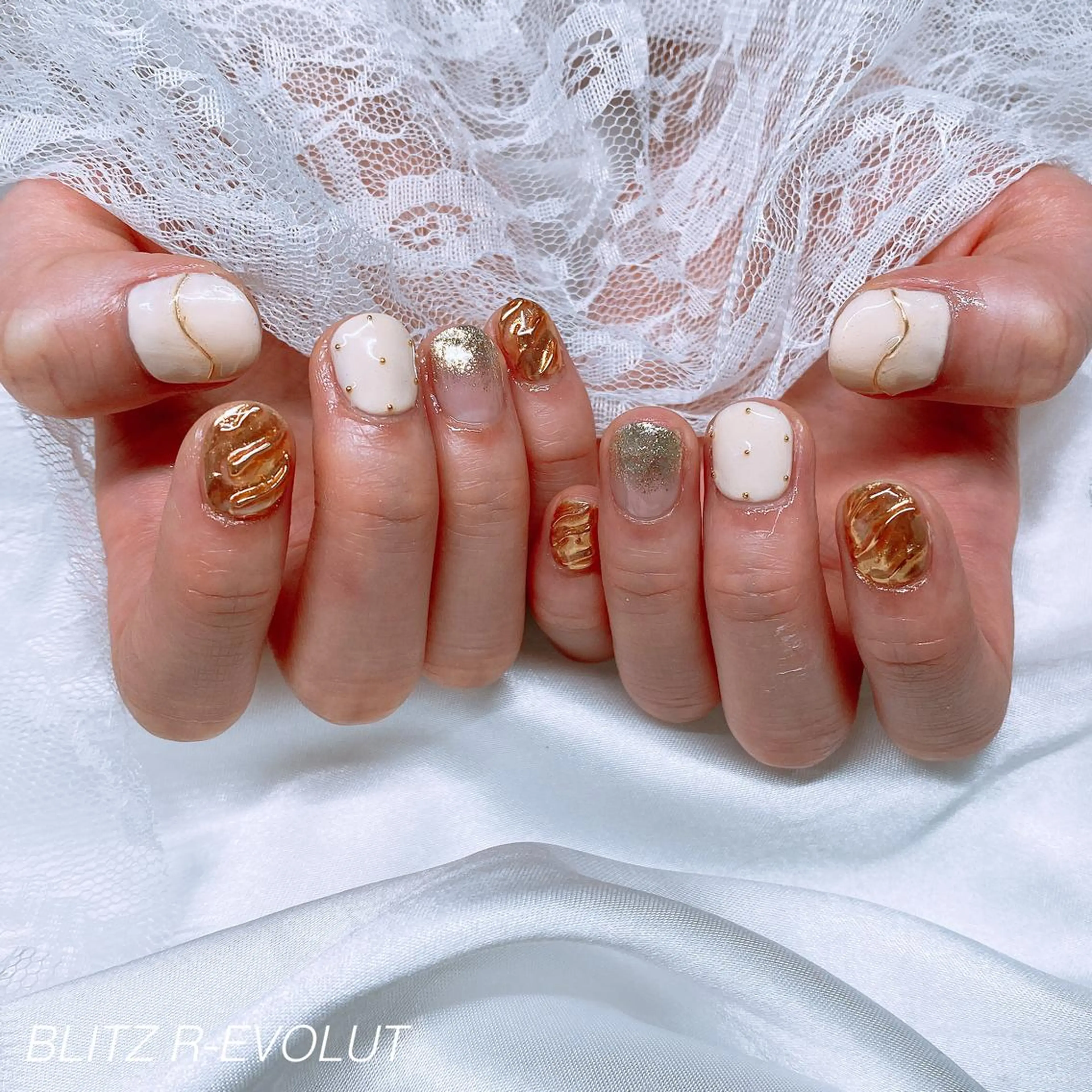 ネイル ☁️BLITZ 🎀笠原雪音🎀のネイルデザイン