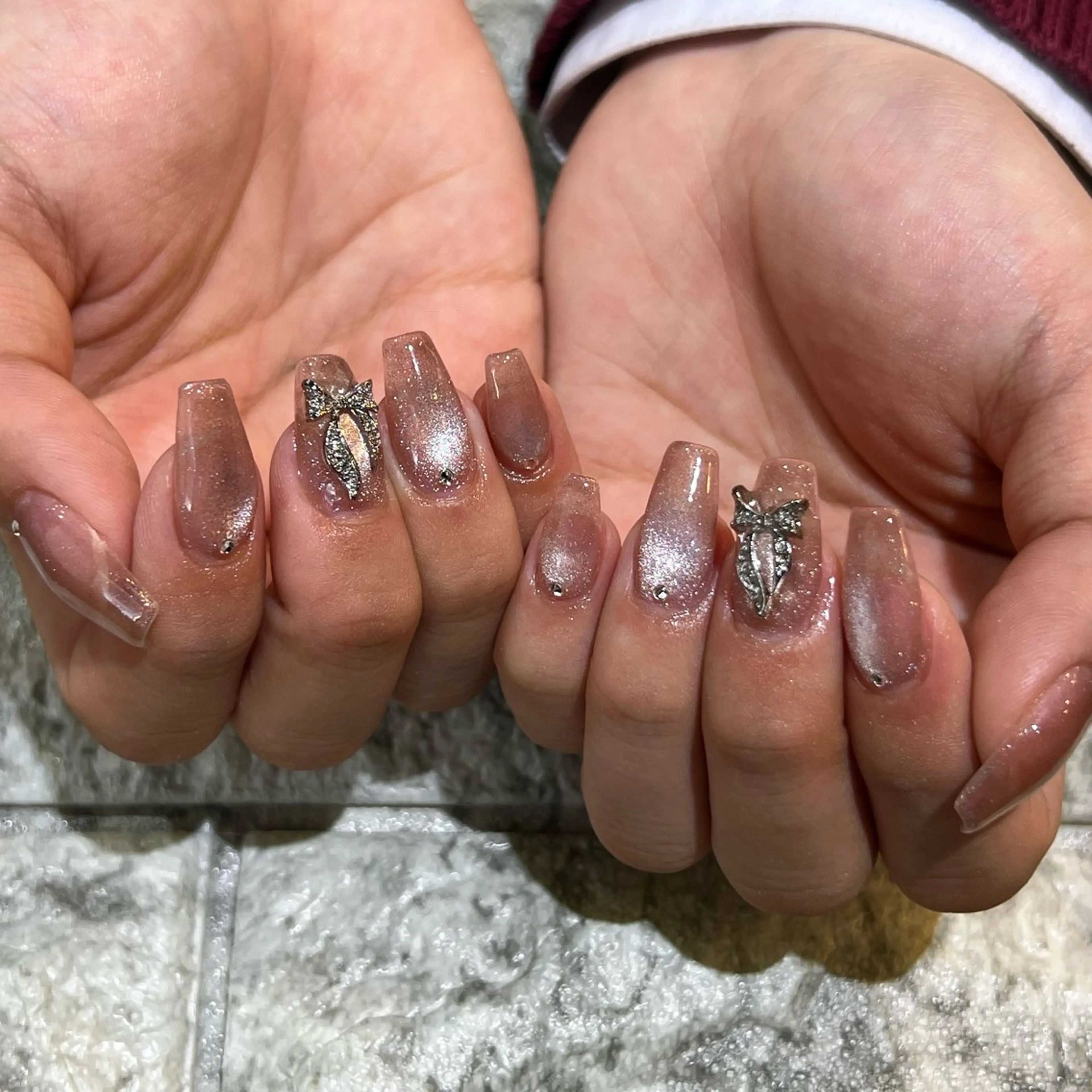 ネイル ハンドネイル アクリルスカルプ𓆈 RounGe町田店のネイルデザイン