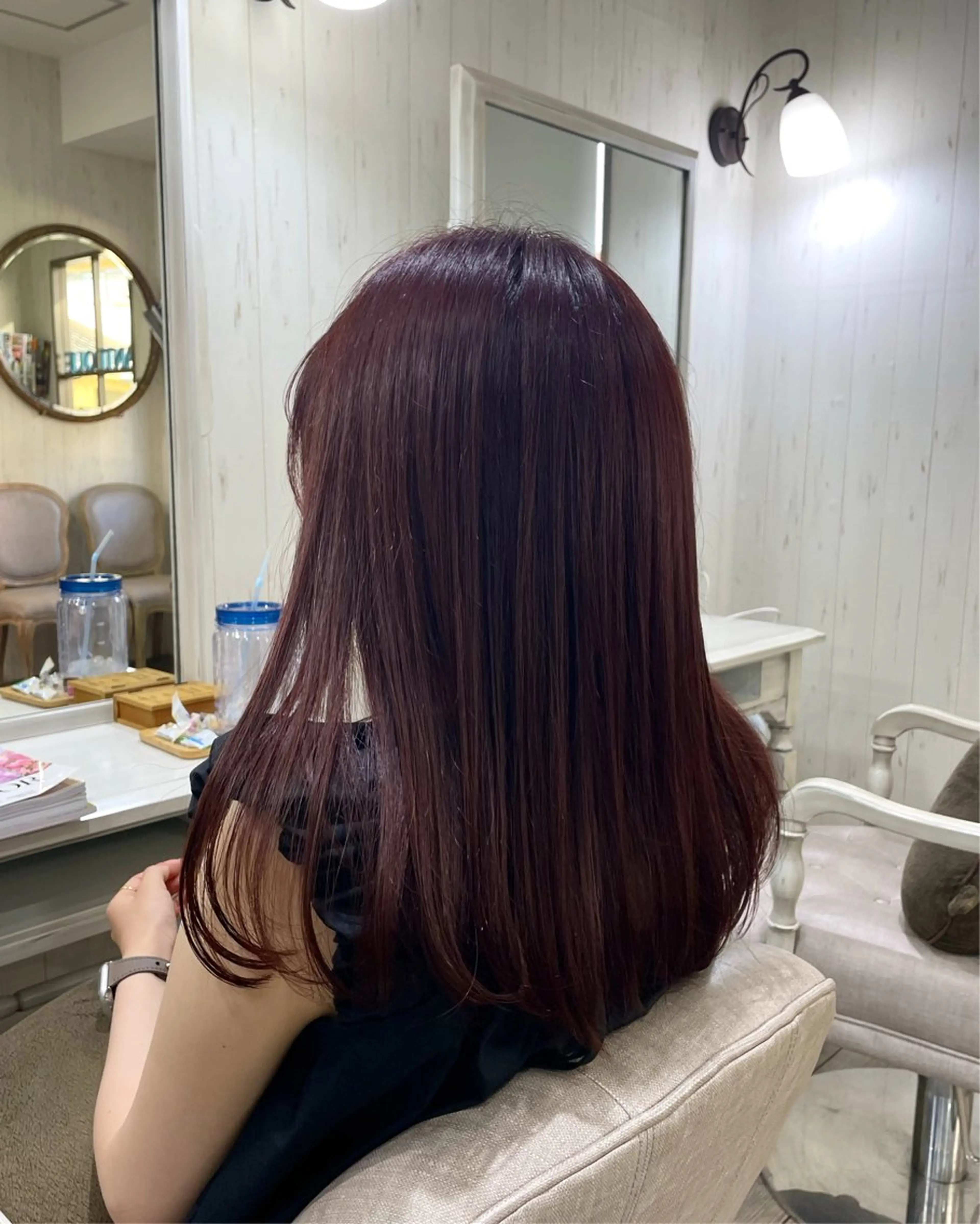 セミロング ネモトメイナ🌿‬ 今月末で退職しますのヘアスタイル