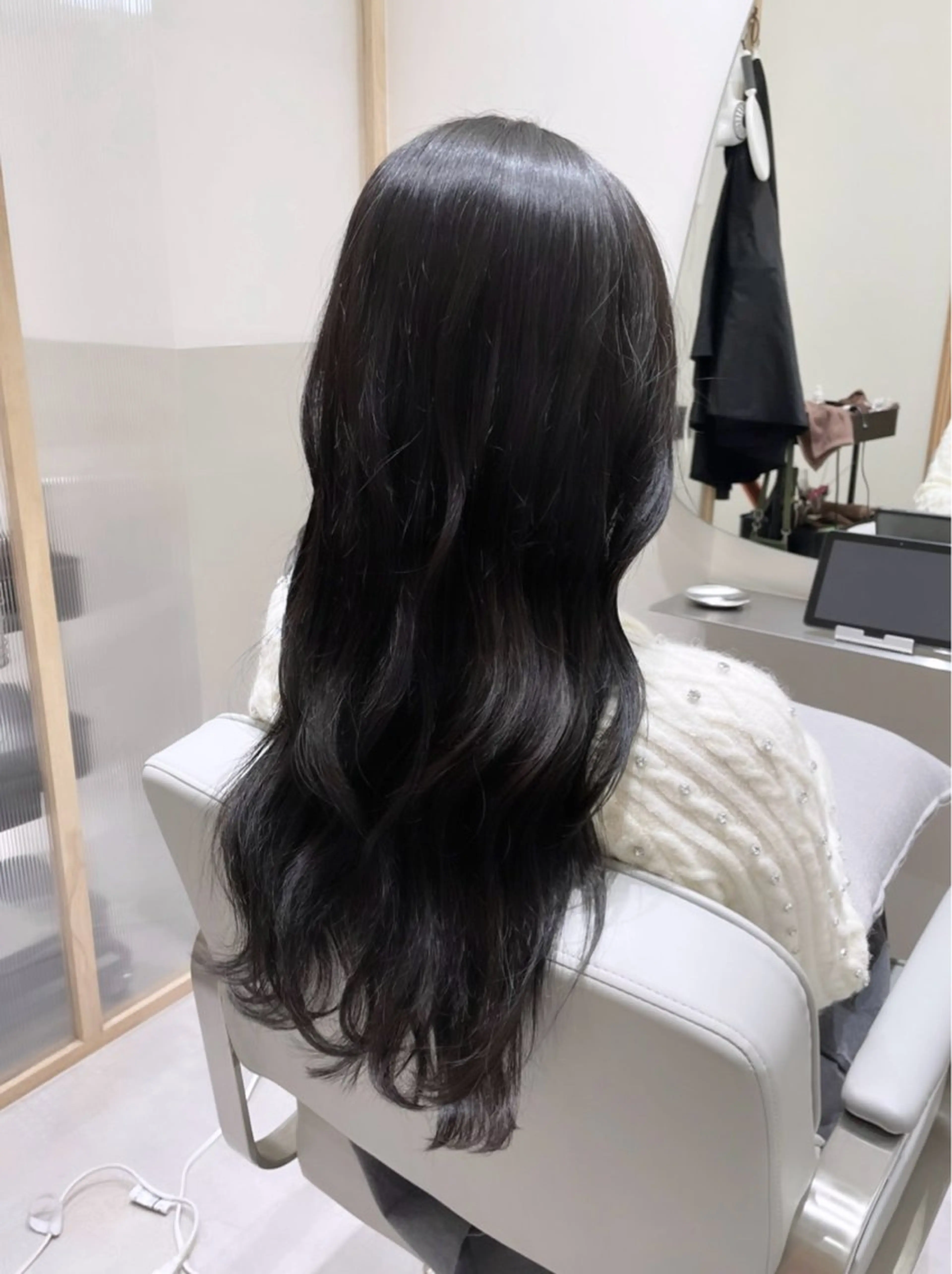 ロング カラー オリーブグレー カット ヘアカラー 髪質改善✨Zina浦 安/個室🌈YUKIのヘアスタイル