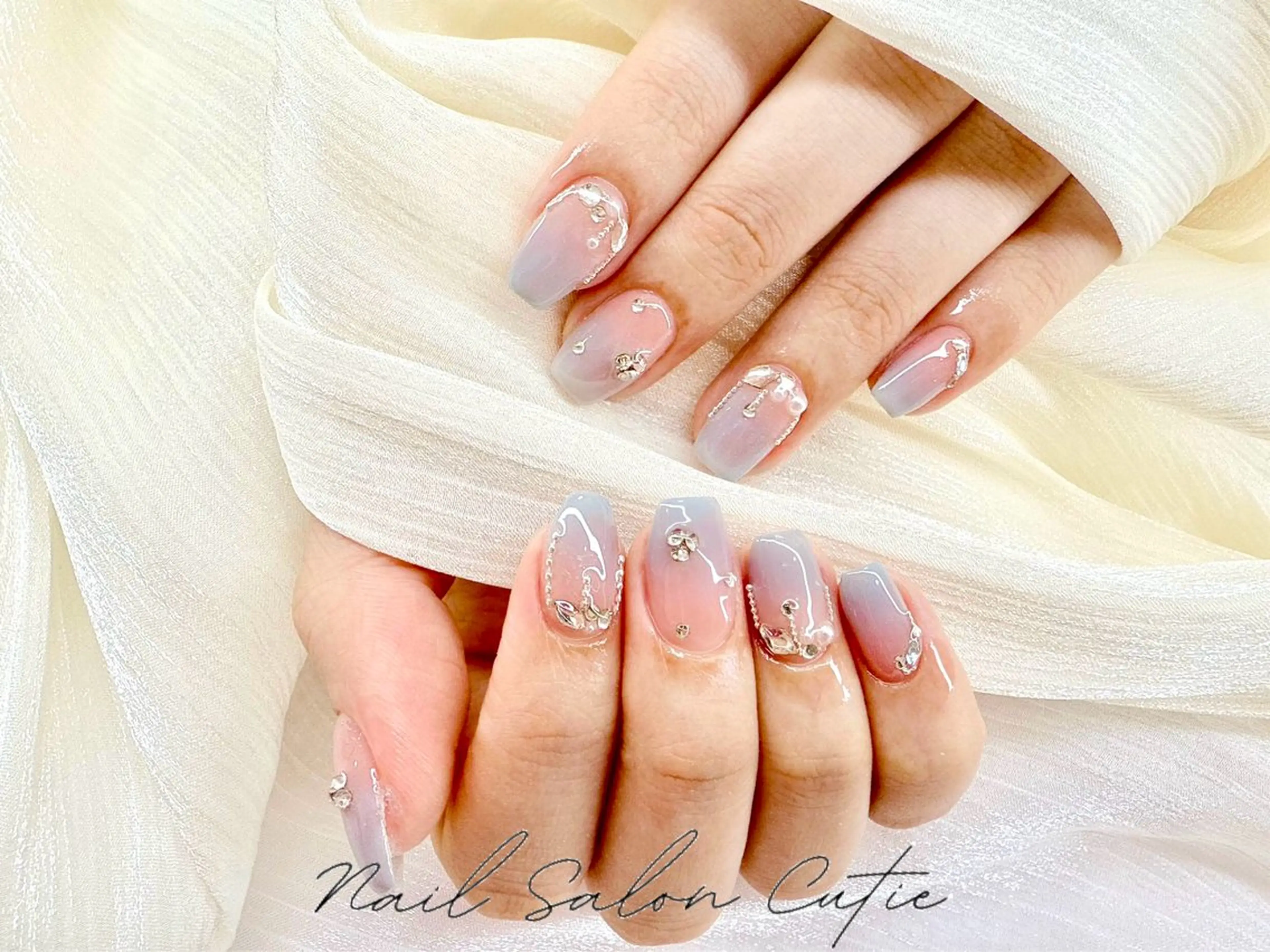 ネイル ジェルネイル ハート 韓国ネイル 持ち込み オフィスネイル 池袋ワンホンネイル SALE実施中のネイルデザイン