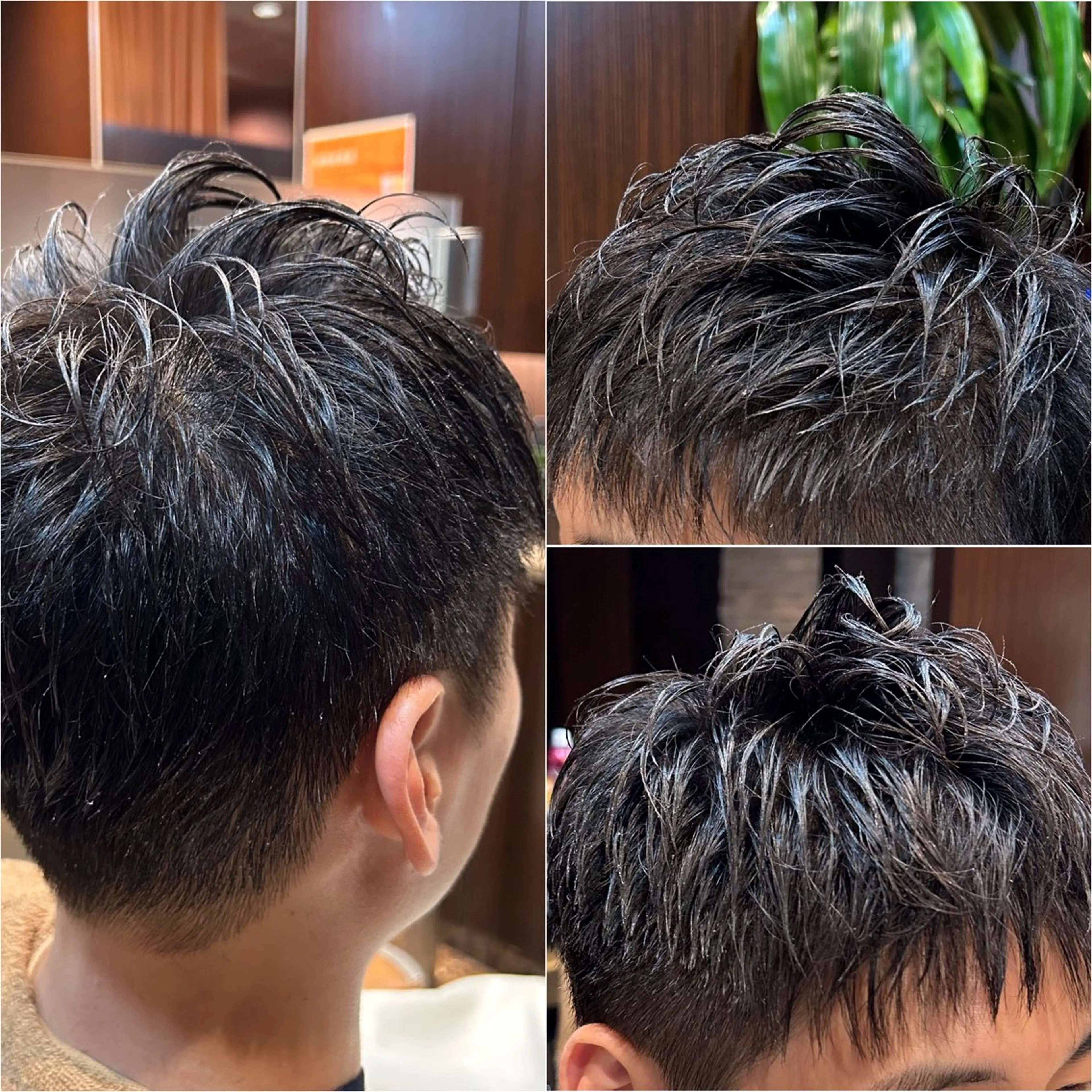 ショート メンズ カット 根尾 海咲のヘアスタイル
