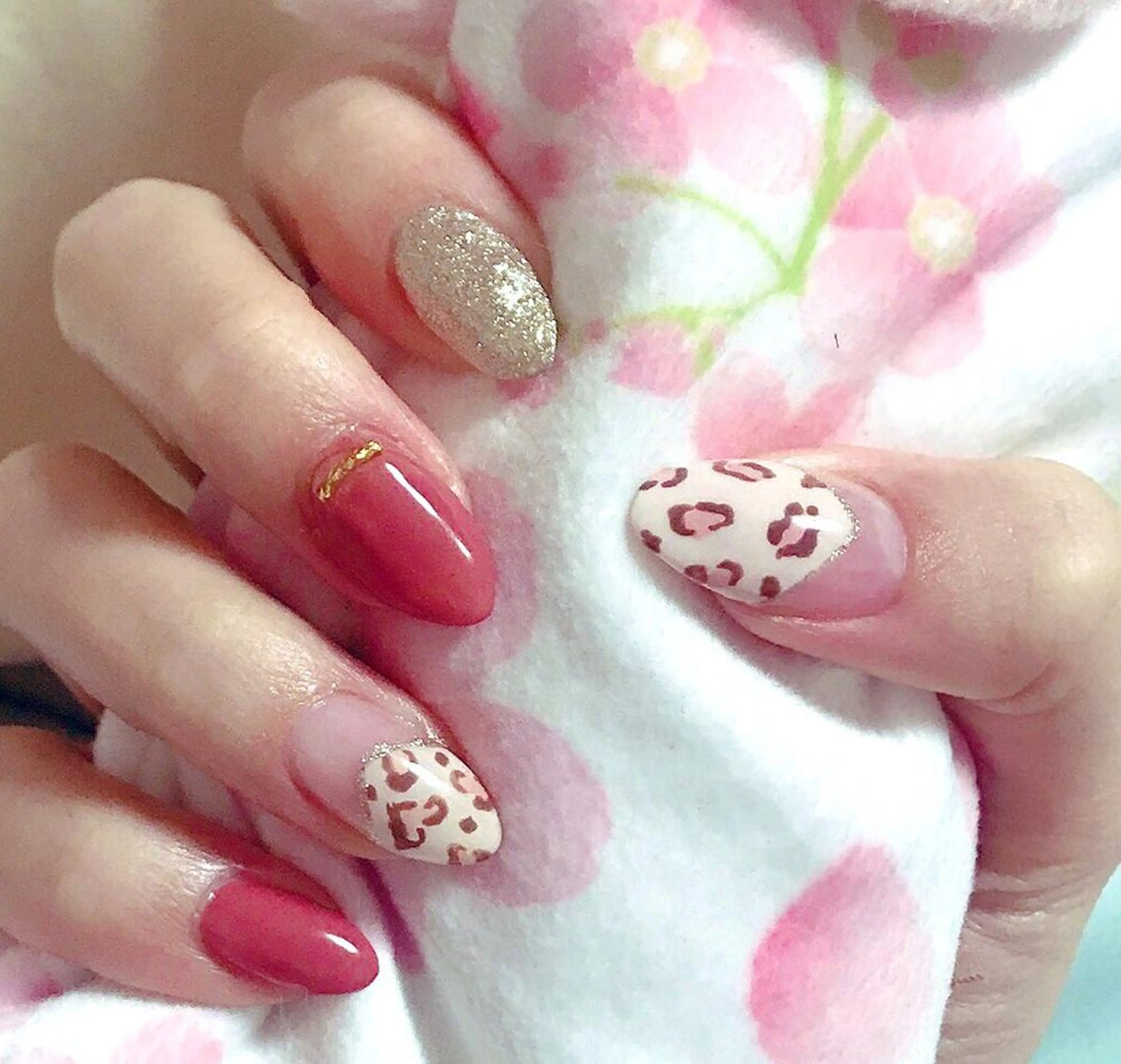 ネイル アニマル柄 Nyanco Nailのネイルデザイン