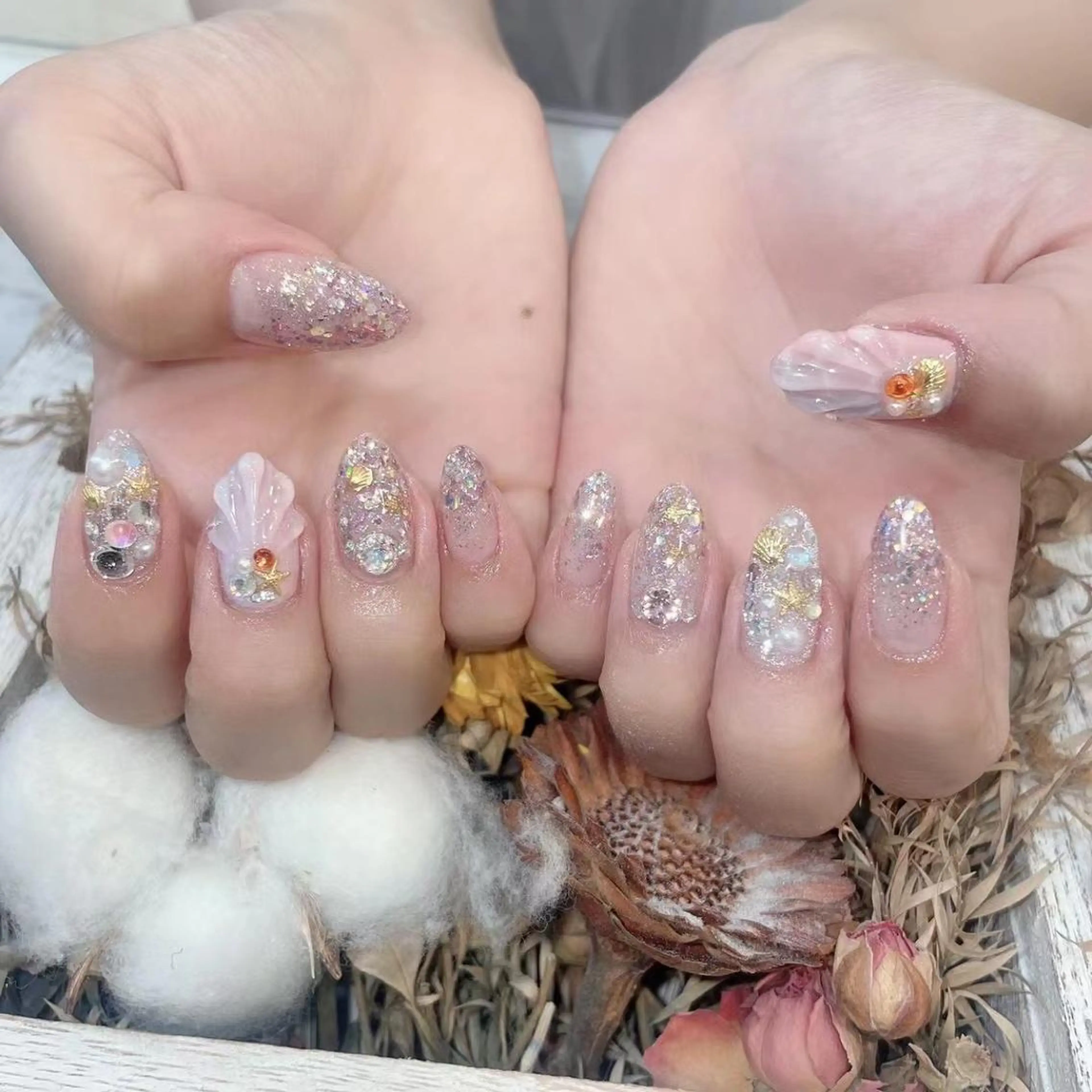 ネイル アートネイル ラメ(グリッター) Babarla nailのネイルデザイン