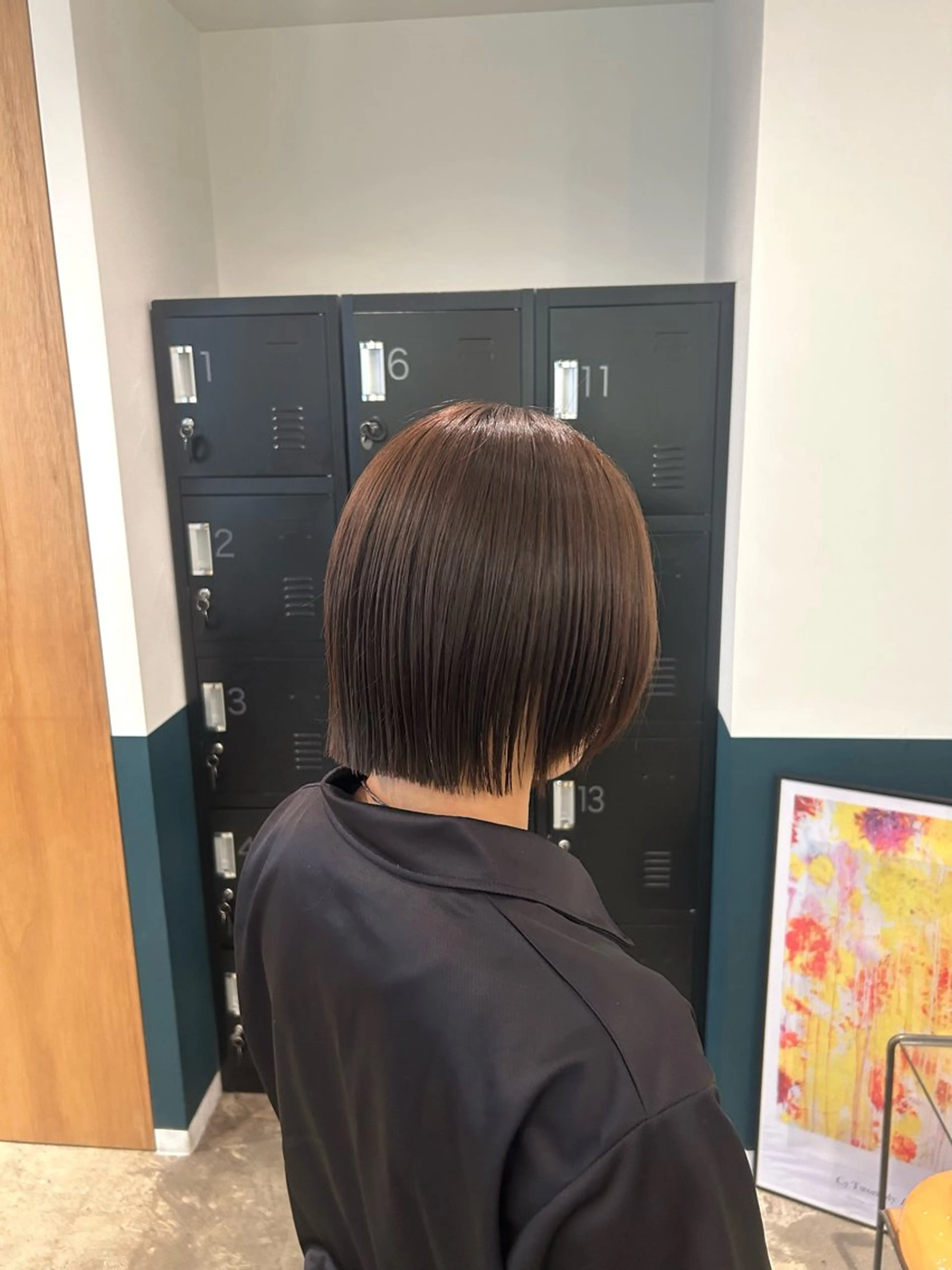 ミディアム ボブ 大川 麻尋のヘアスタイル