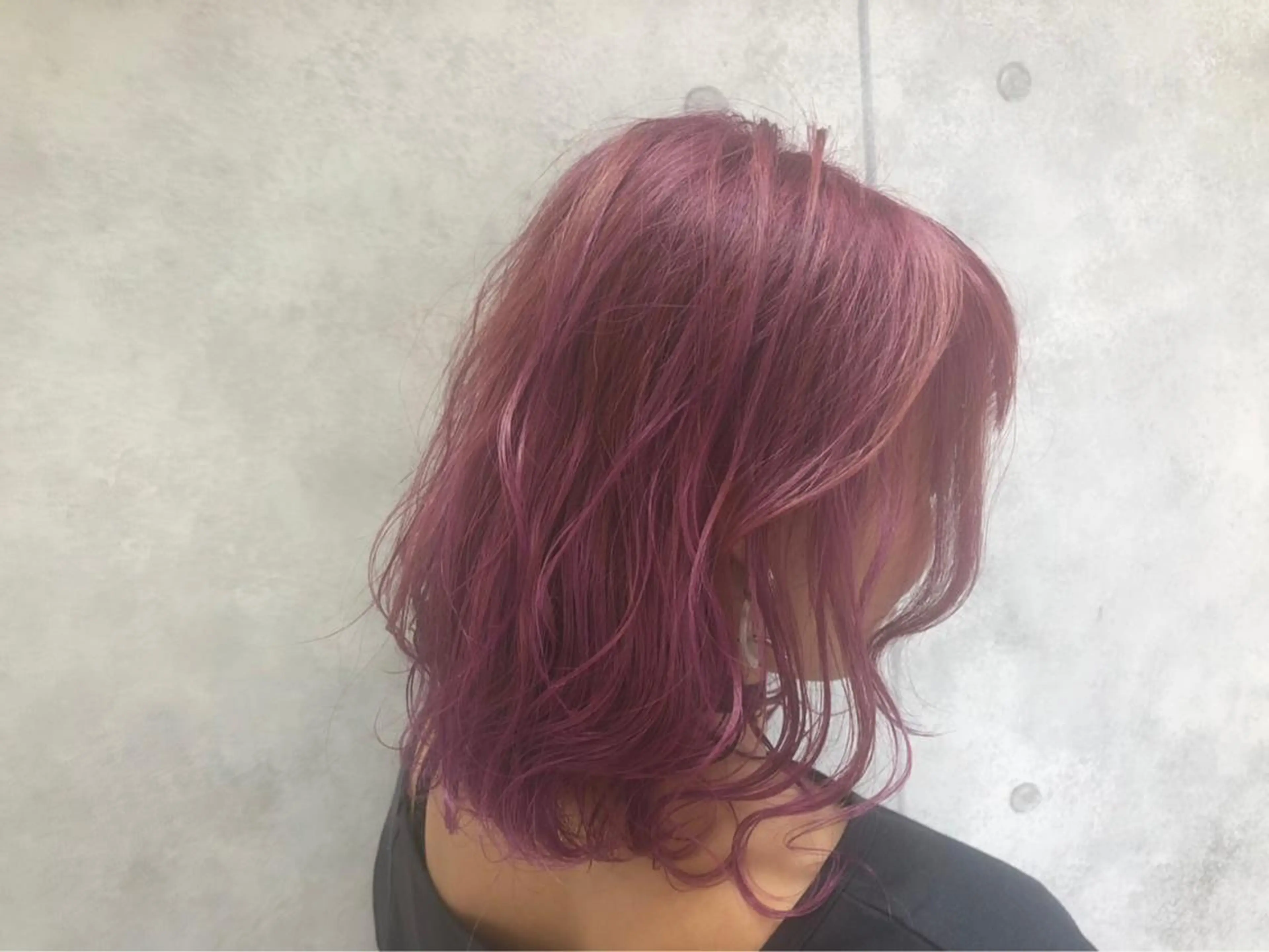 ミディアム カラー マツエクモデル 安藤裕子のマツエク・マツパデザイン