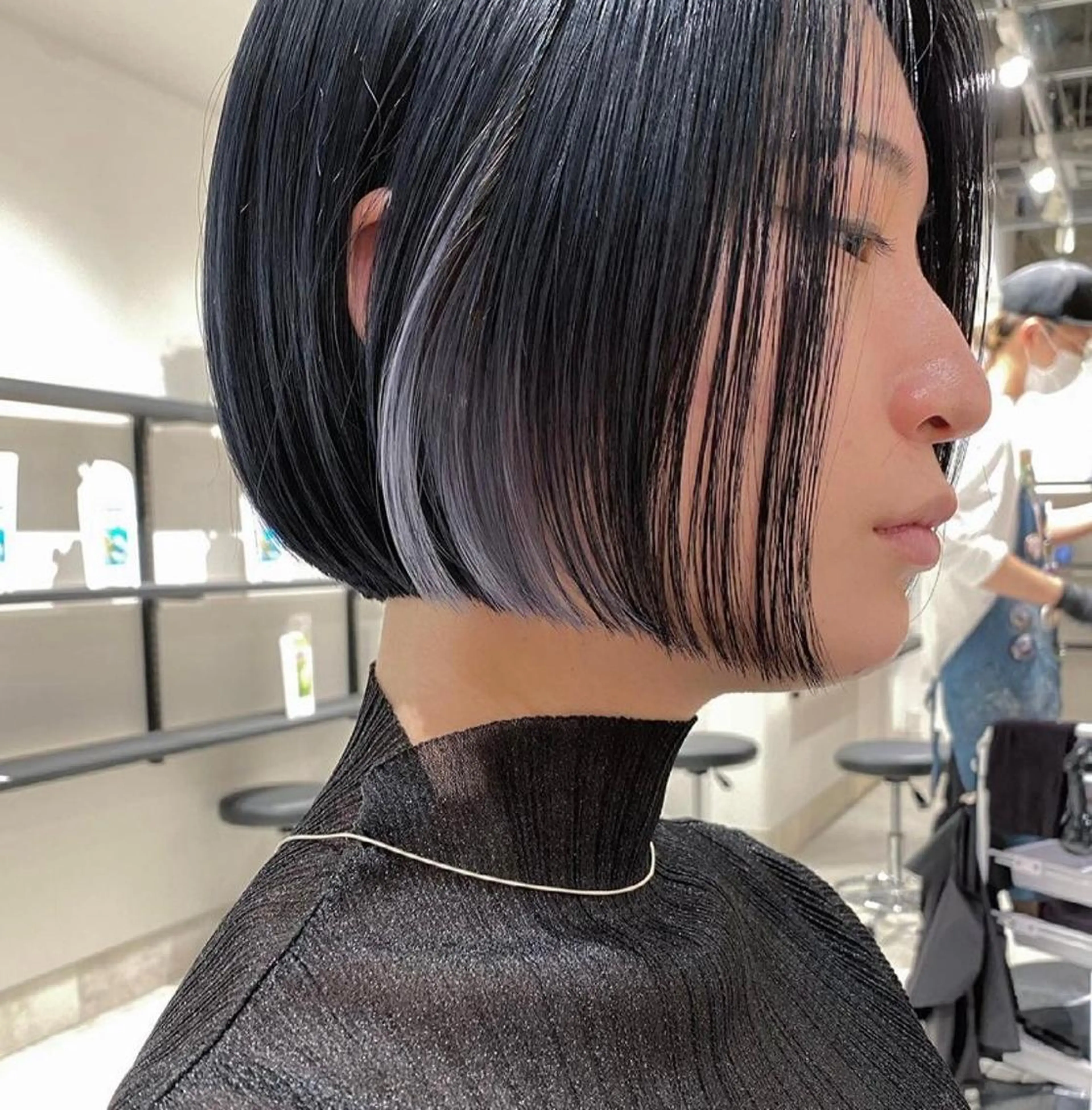 ショート カット ヘアカラー レイヤー/柔色 カラー/SAkiのヘアスタイル