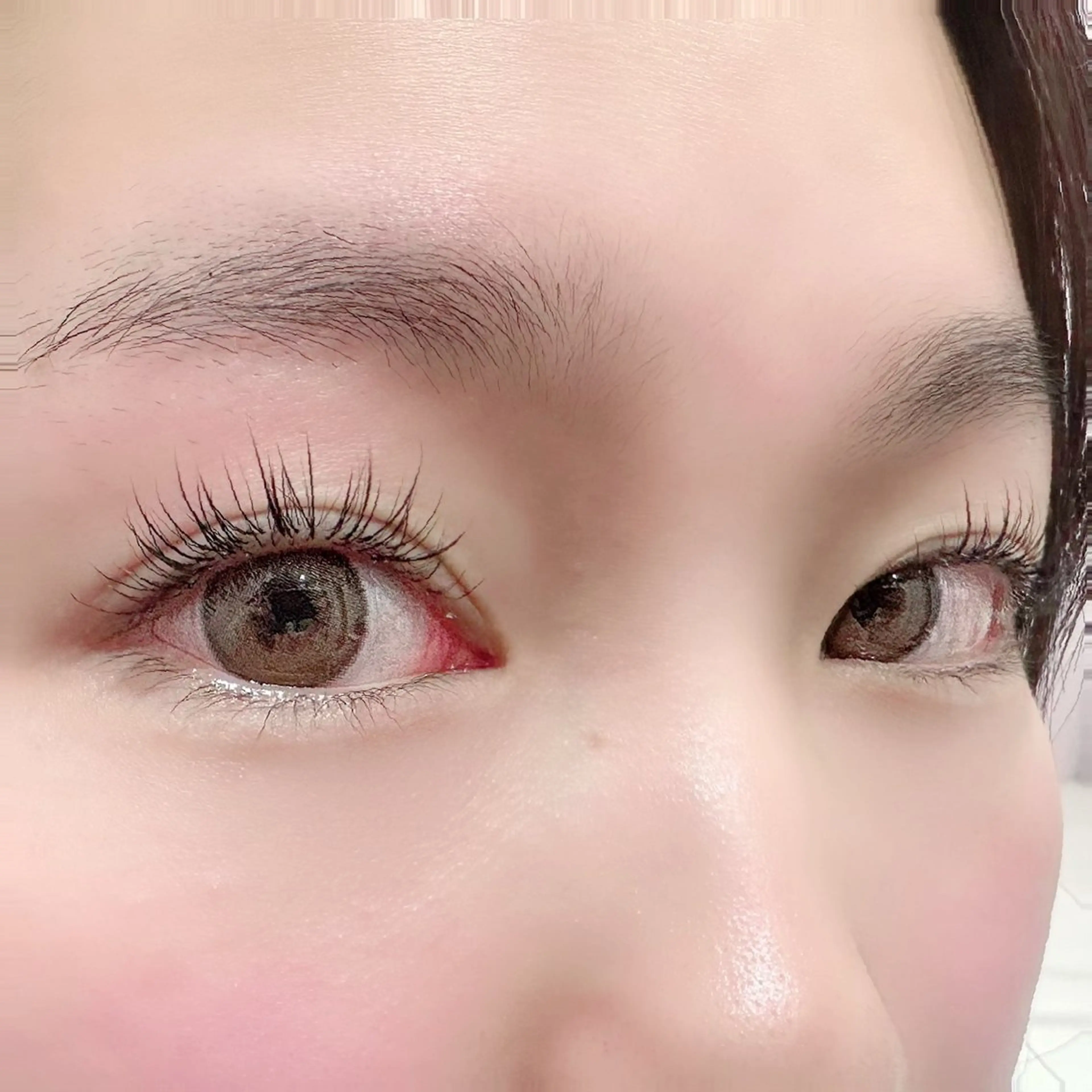 マツエク・マツパ 束感まつ毛 フラットラッシュ まつげパーマ マツエク NINE🕊️ Rihoのマツエク・マツパデザイン