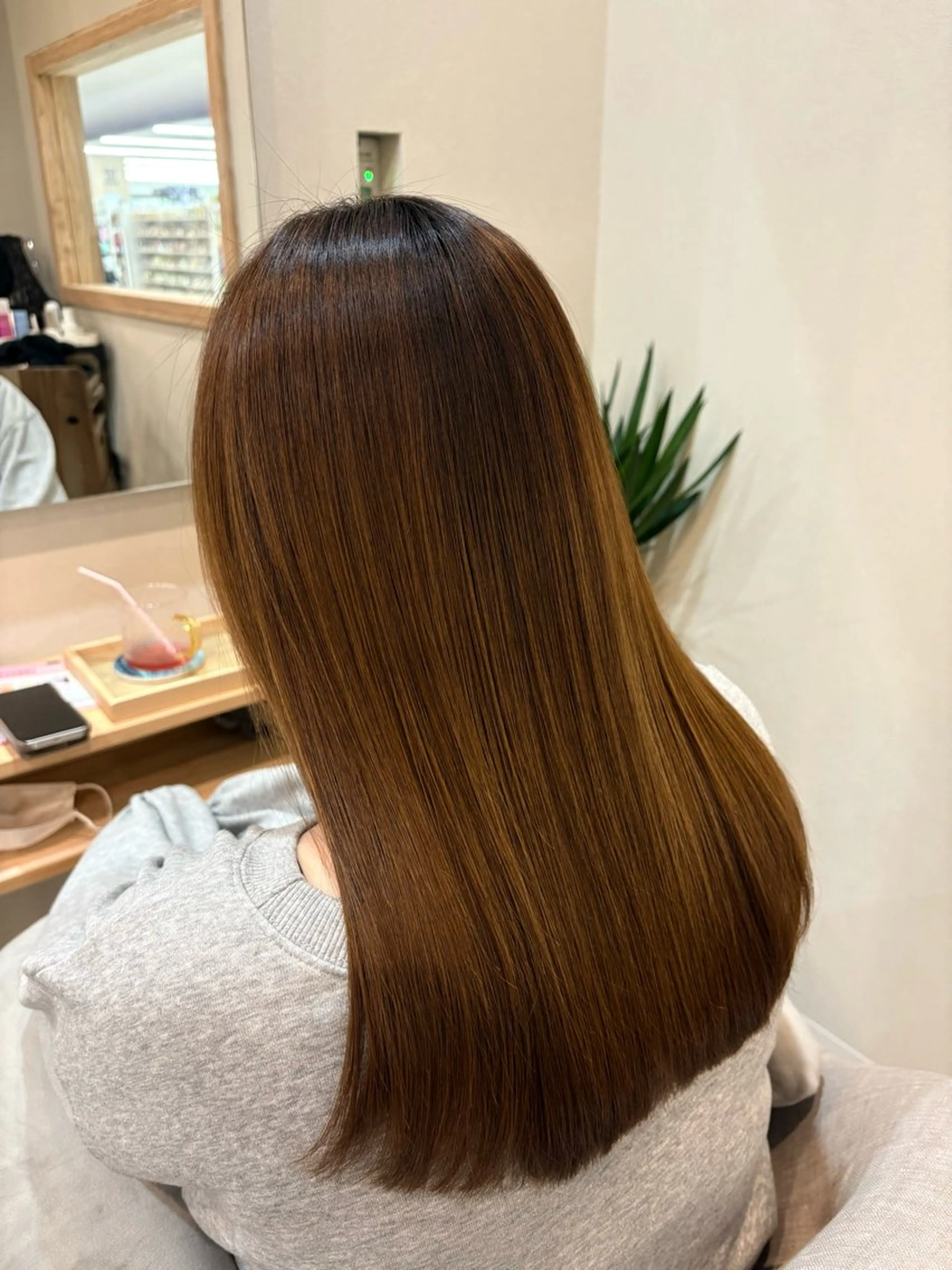 セミロング 縮毛矯正 美髪矯正 森彪真/似合わせのヘアスタイル