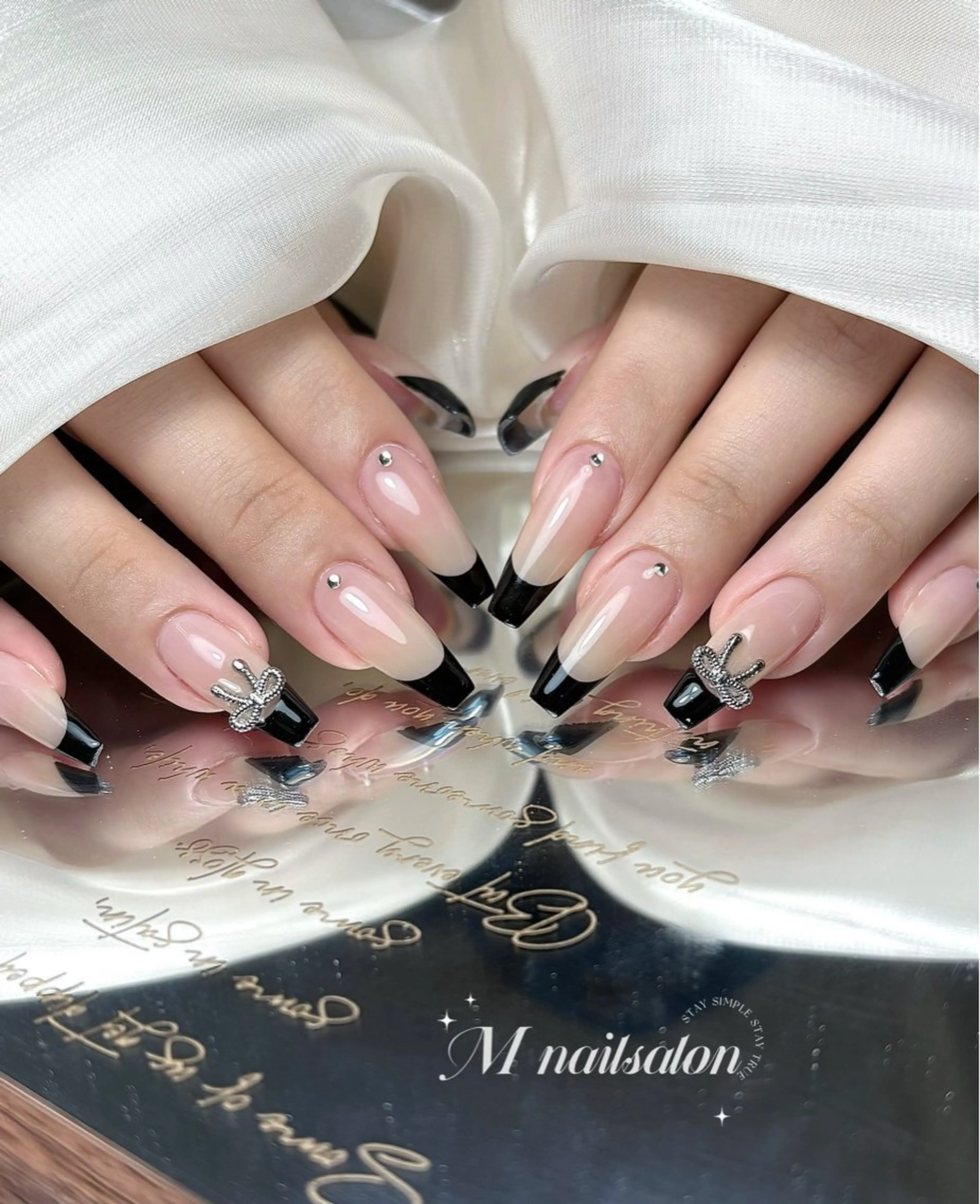 ネイル ハンドネイル M🌷nail 長さだし専門店のネイルデザイン