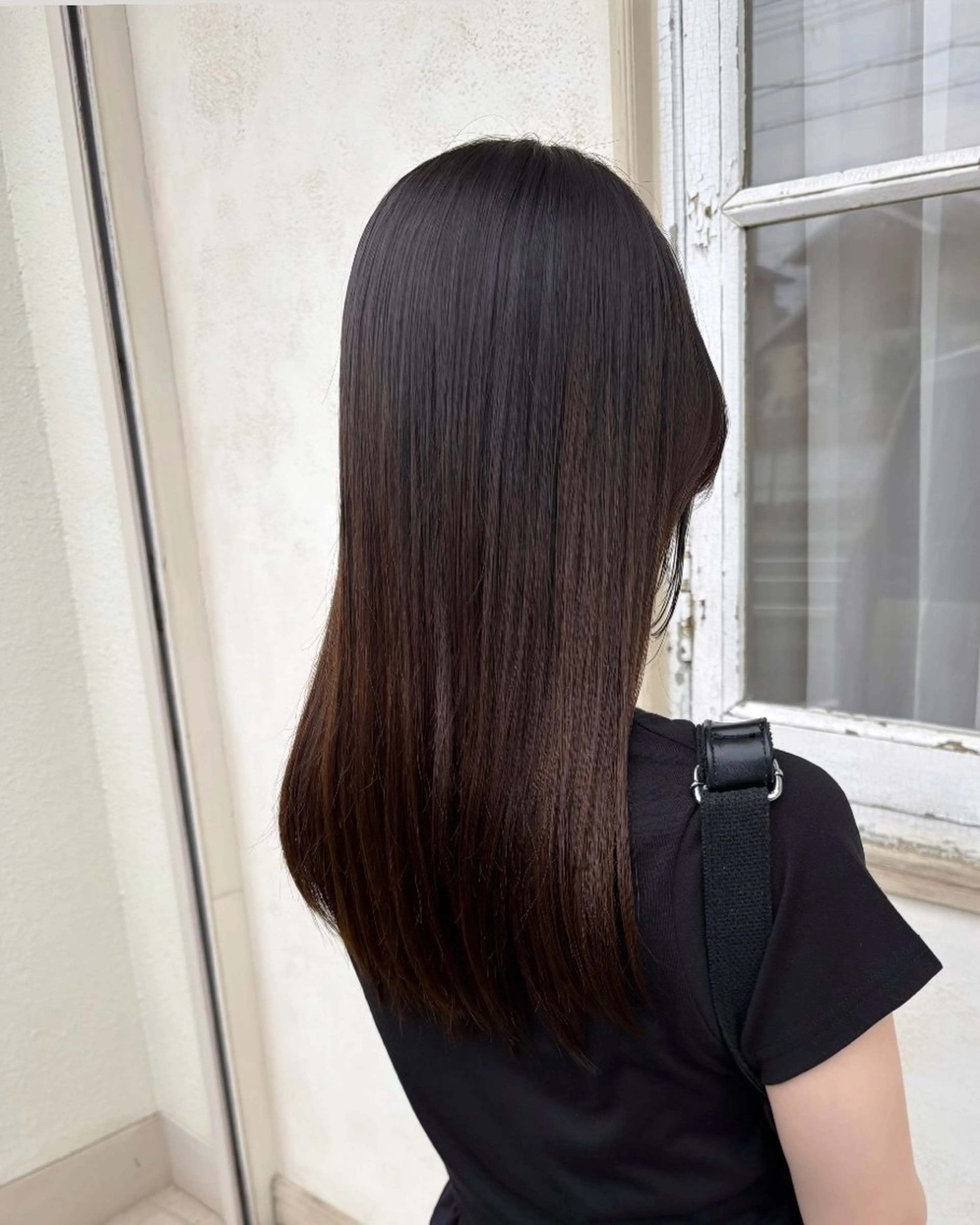 ロング くせ毛 髪質改善 縮毛矯正 カット 縮毛矯正 トリートメント chouchou所属・中垣 茉百奈のヘアスタイル