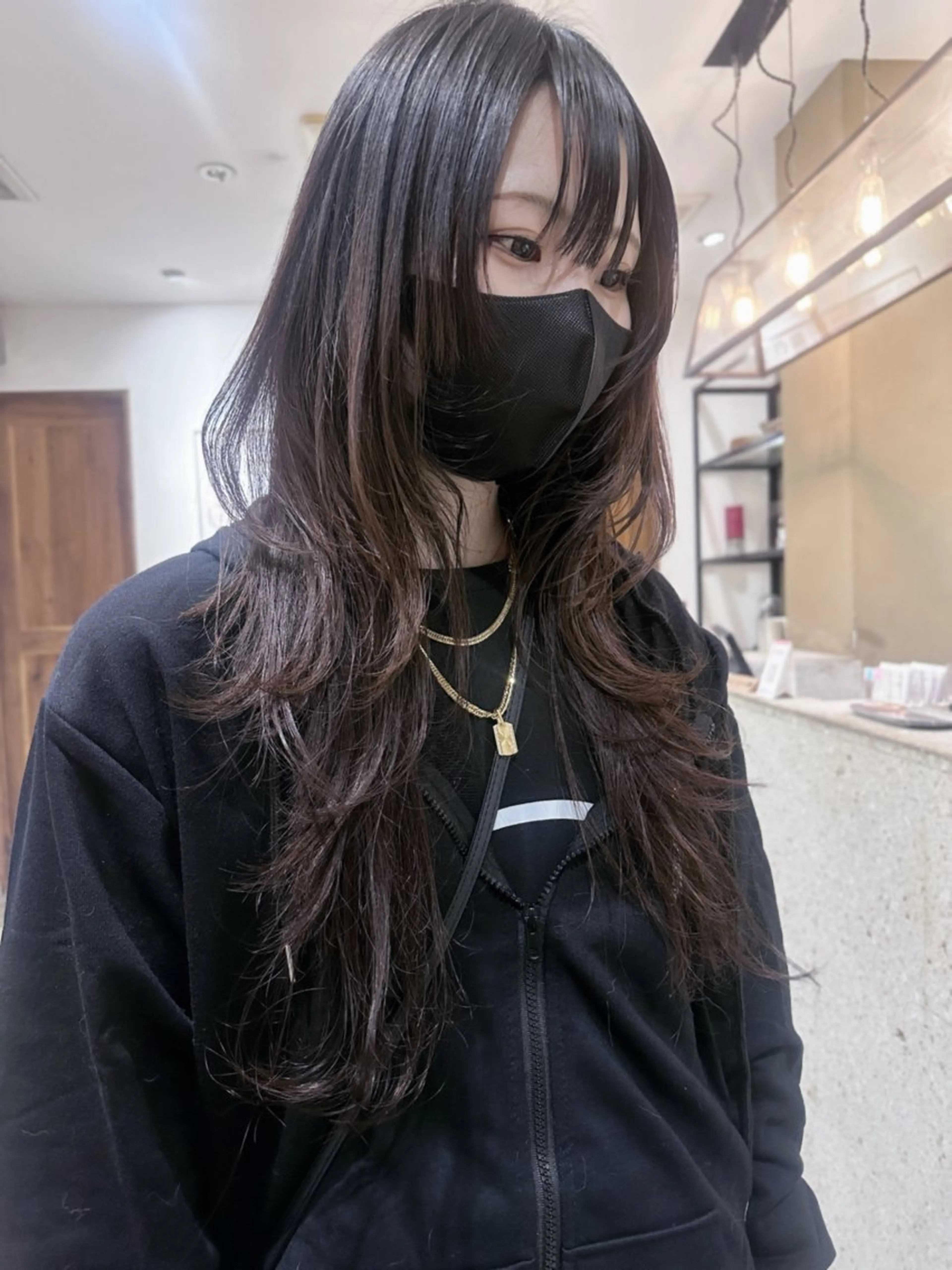 ロング ロング ウルフカット カット YUI.⋆𝜗𝜚 /レイヤー/ボブのヘアスタイル