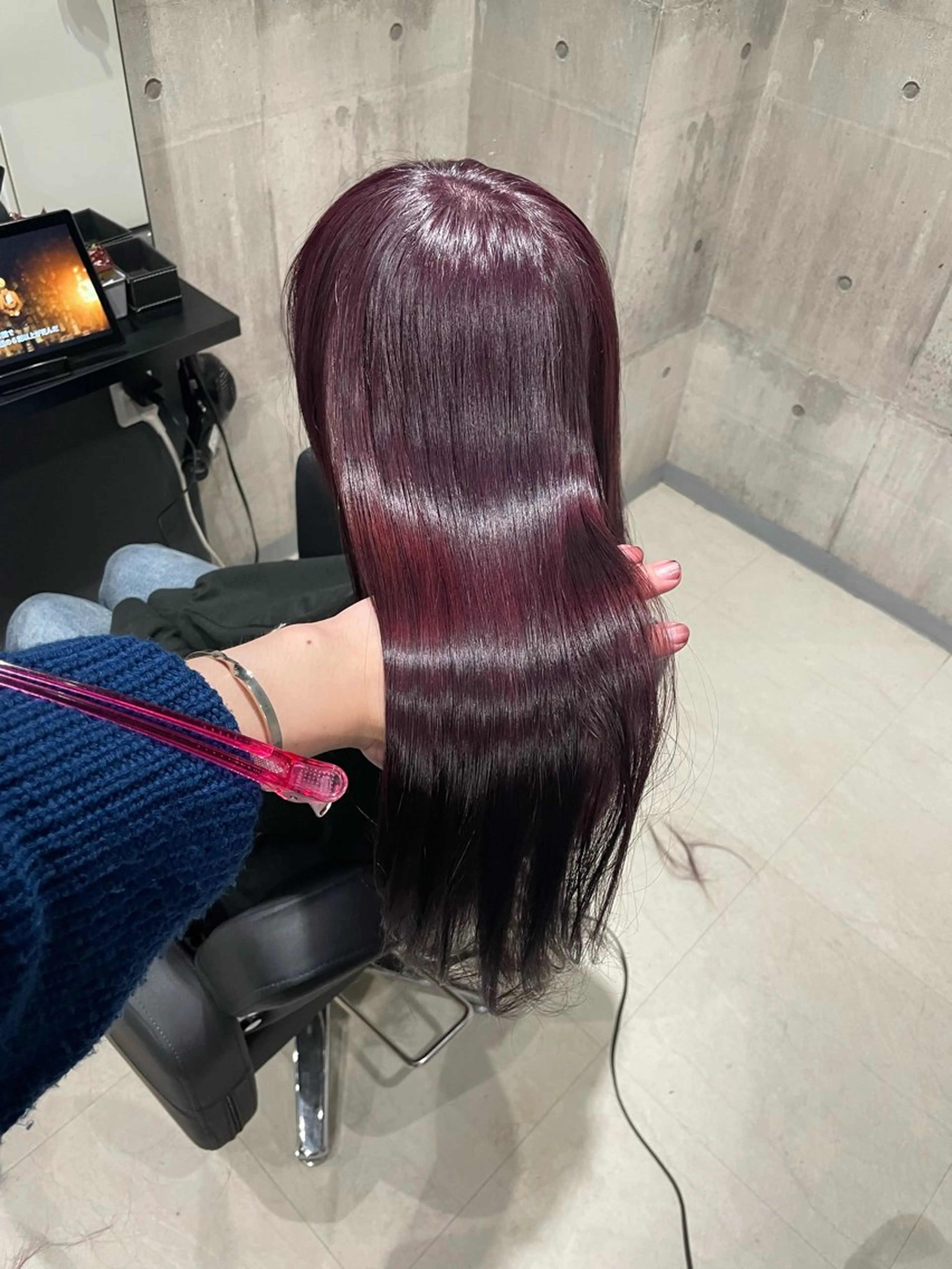 ロング カラー レッドカラー 🫧透明感/美髪🫧 Hiroakiのヘアスタイル