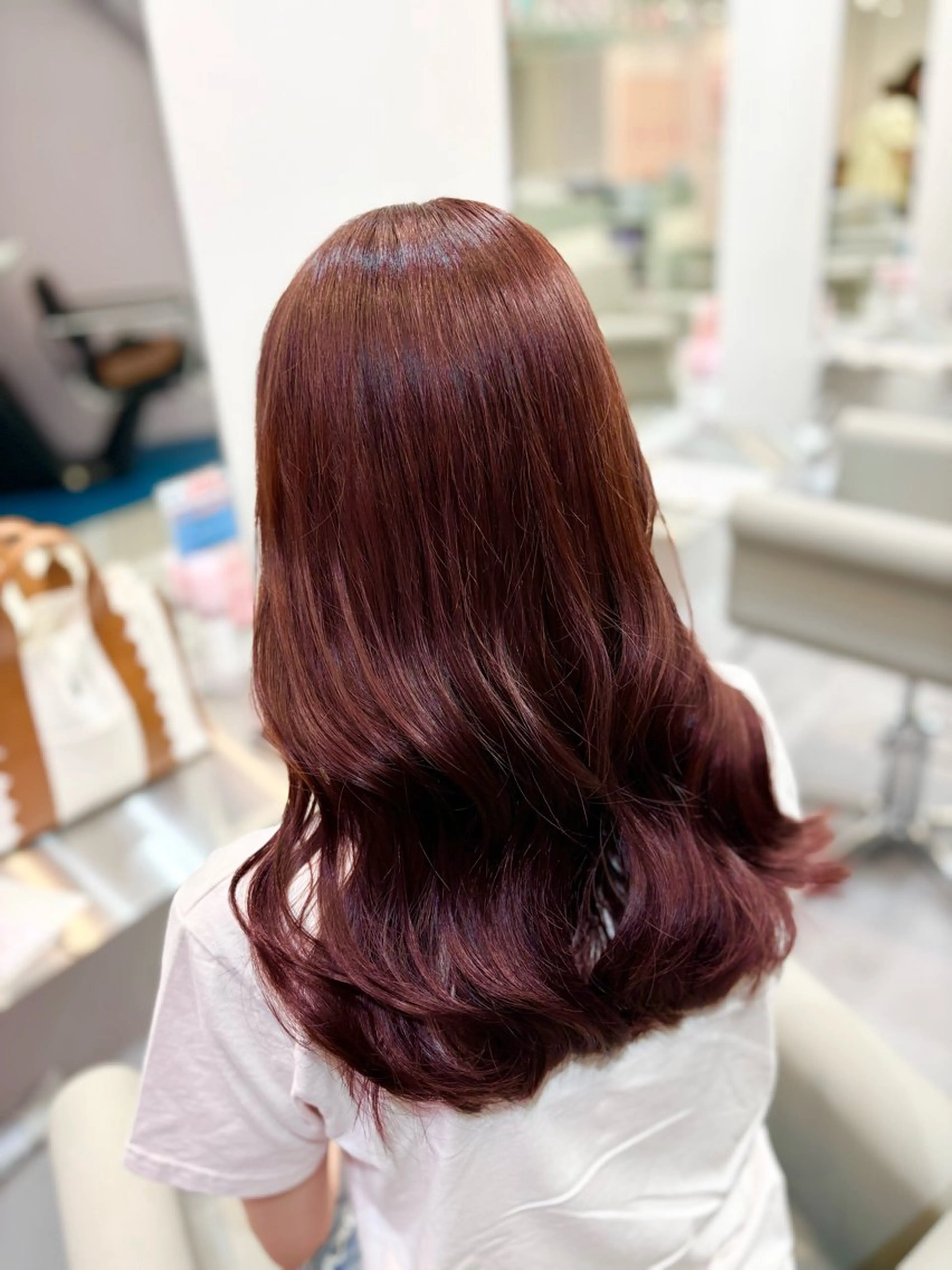 ロング カラー 顔周りカット/ボブ/ ツヤ髪/coconaのヘアスタイル