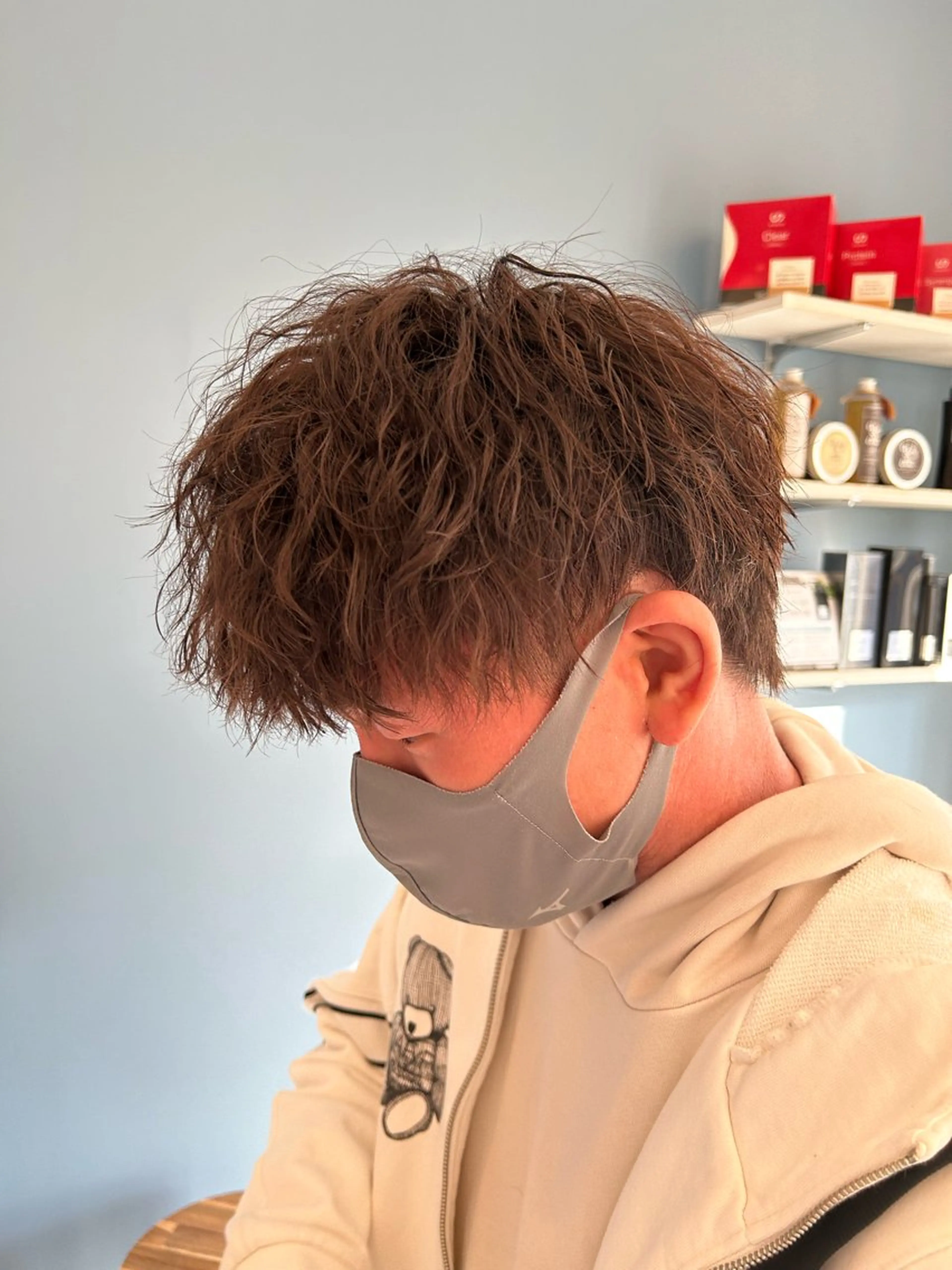 ショート パーマ メンズ メンズパーマ 松林 大暉のヘアスタイル