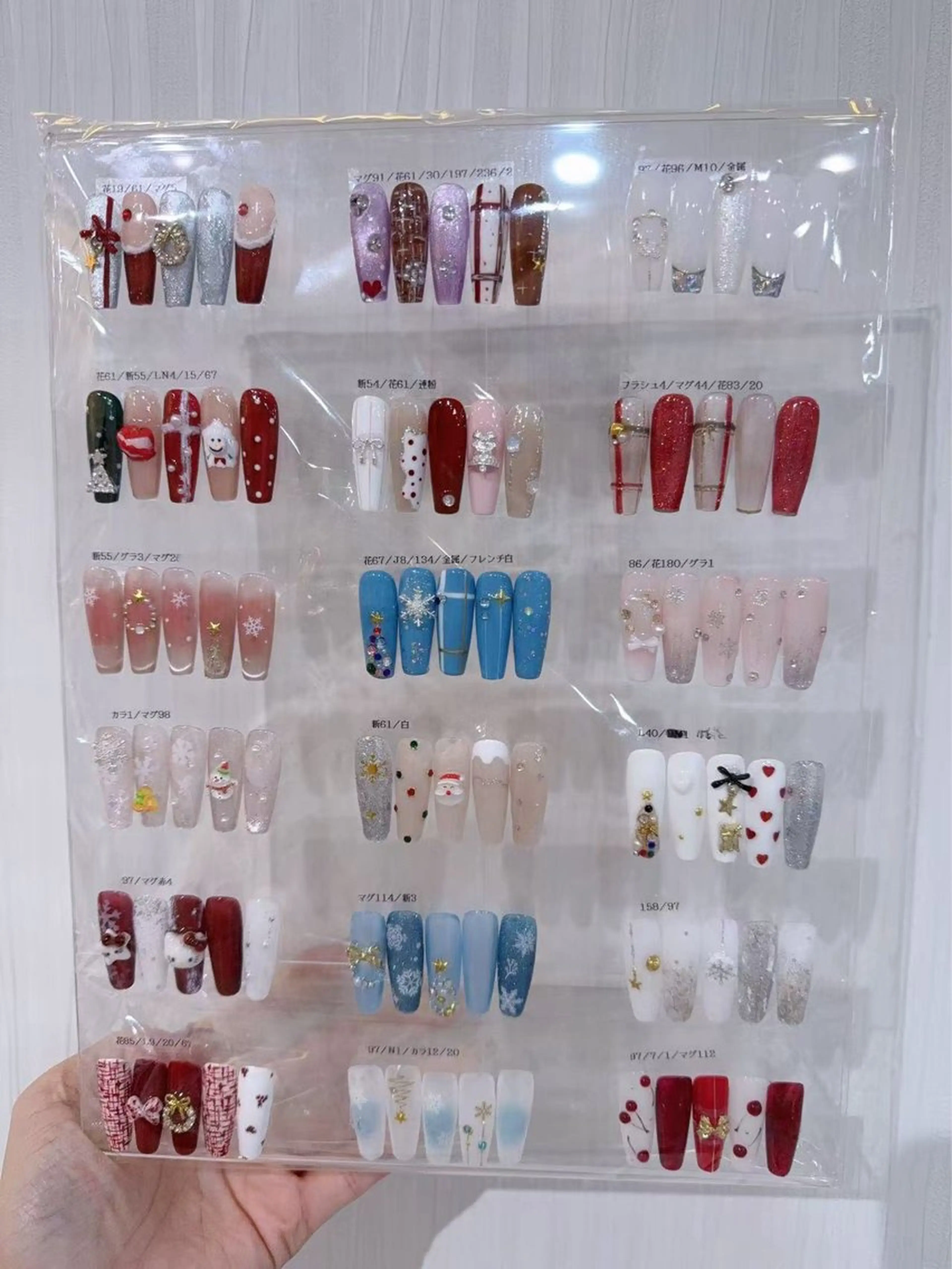 【12月末まで期間限定】冬ネイル人気のXmasデザインハンドジェル￥8480の写真