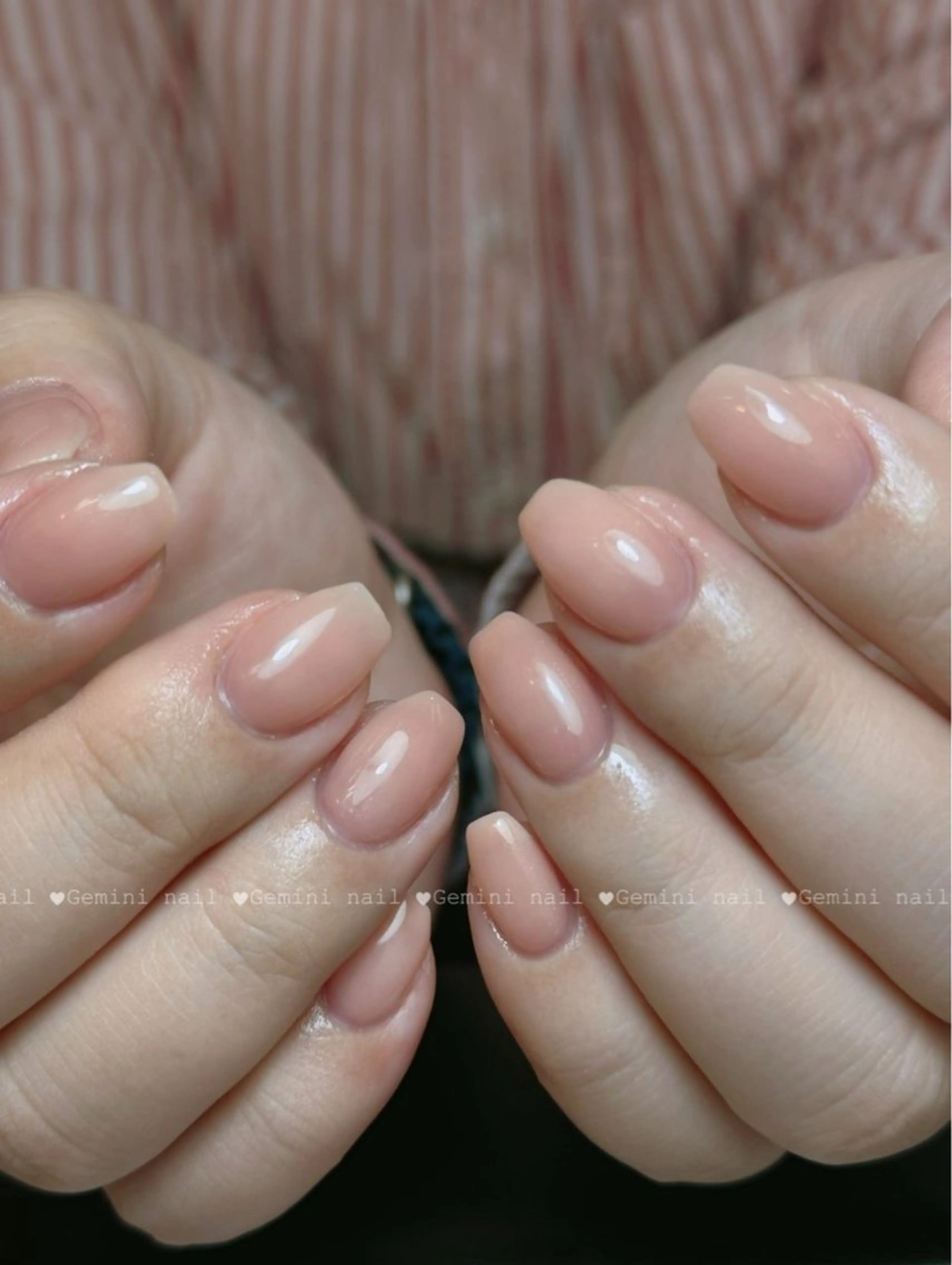 ネイル ワンカラーネイル Gemini nail.Yukiのネイルデザイン