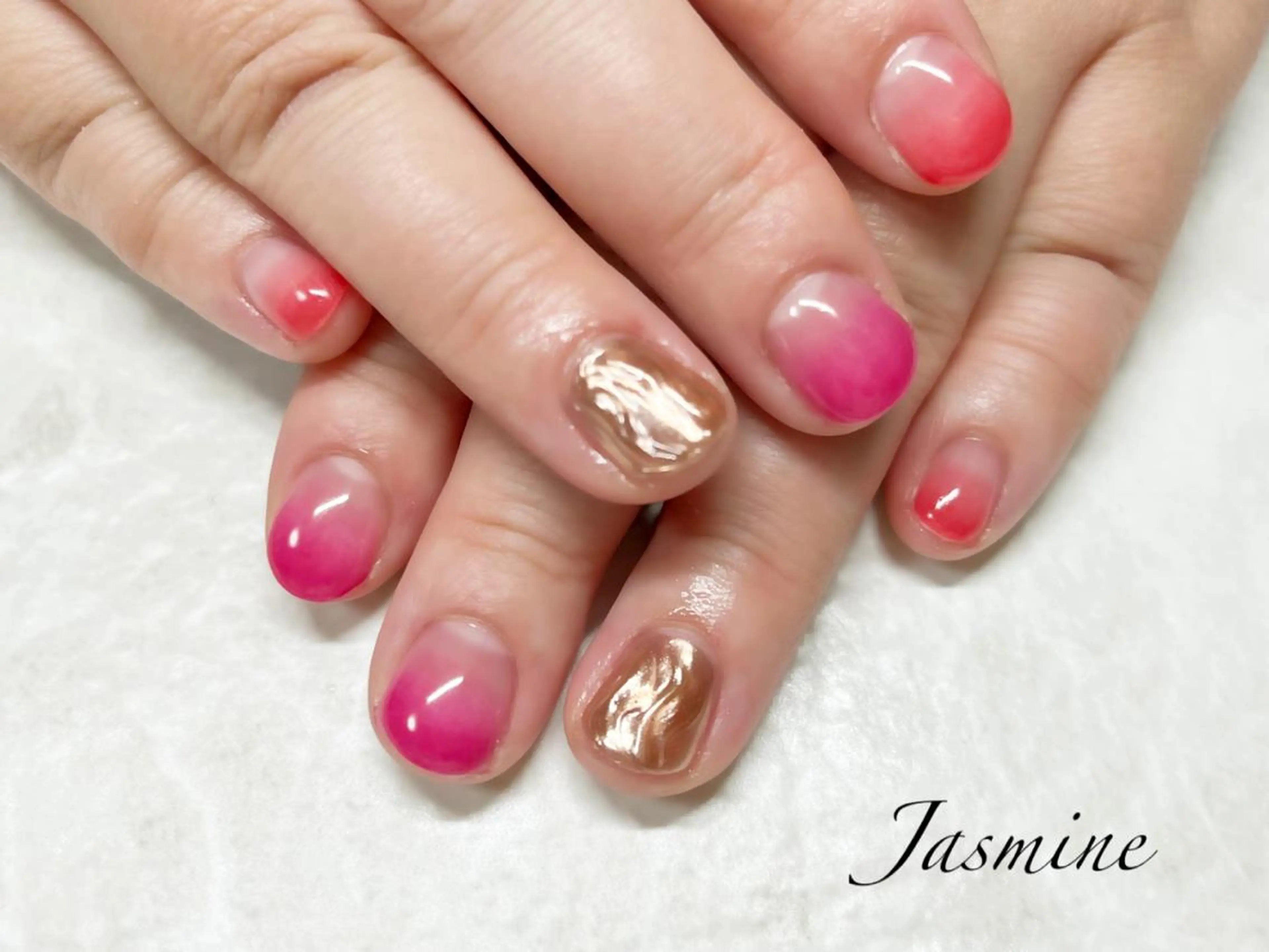 ネイル ハンドネイル Jasmine 林のネイルデザイン