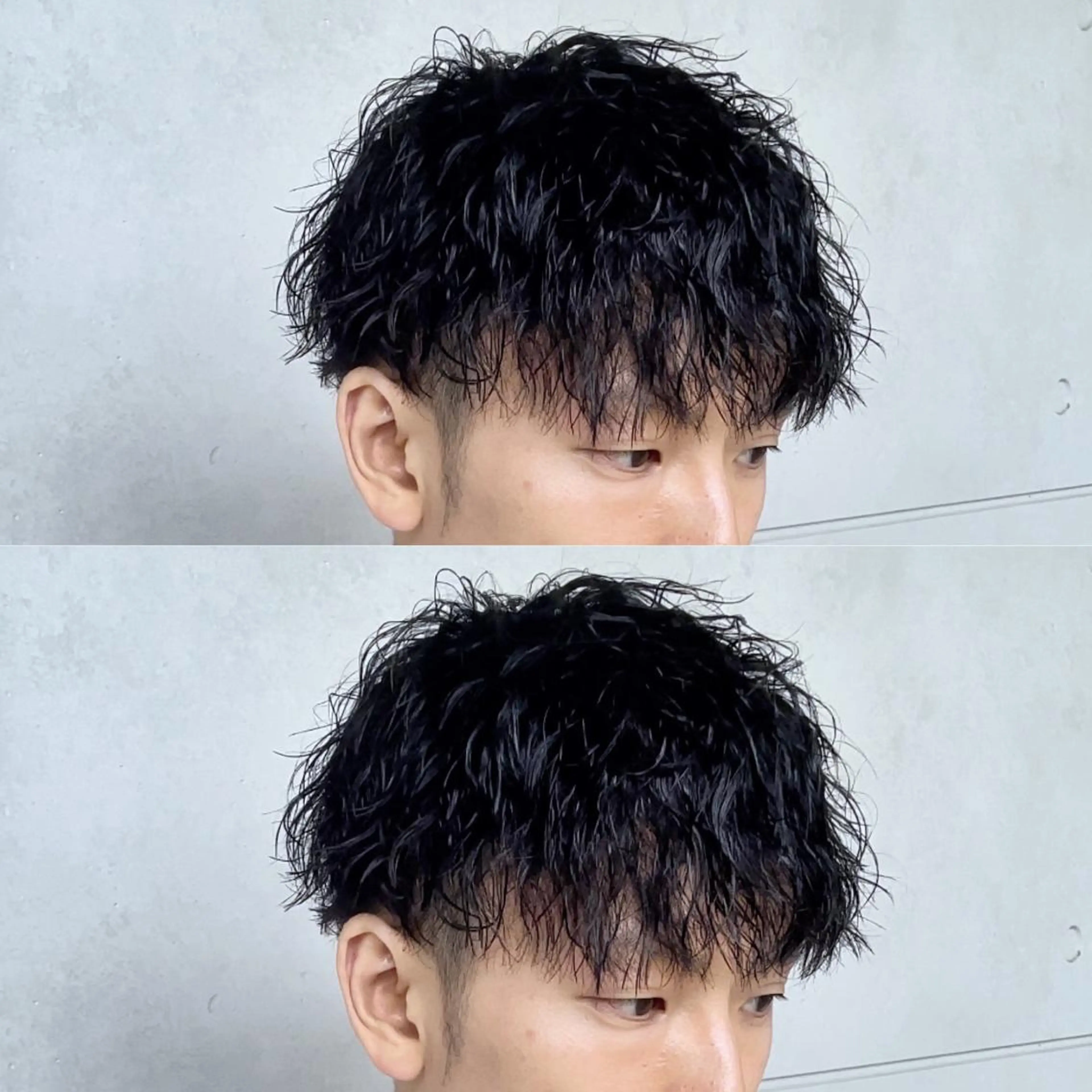 ショート パーマ メンズ マッシュ メンズパーマ メンズツイストパーマ ツイストスパイラルパーマ 刈り上げ メンズヘア特化 崎田 成人のヘアスタイル