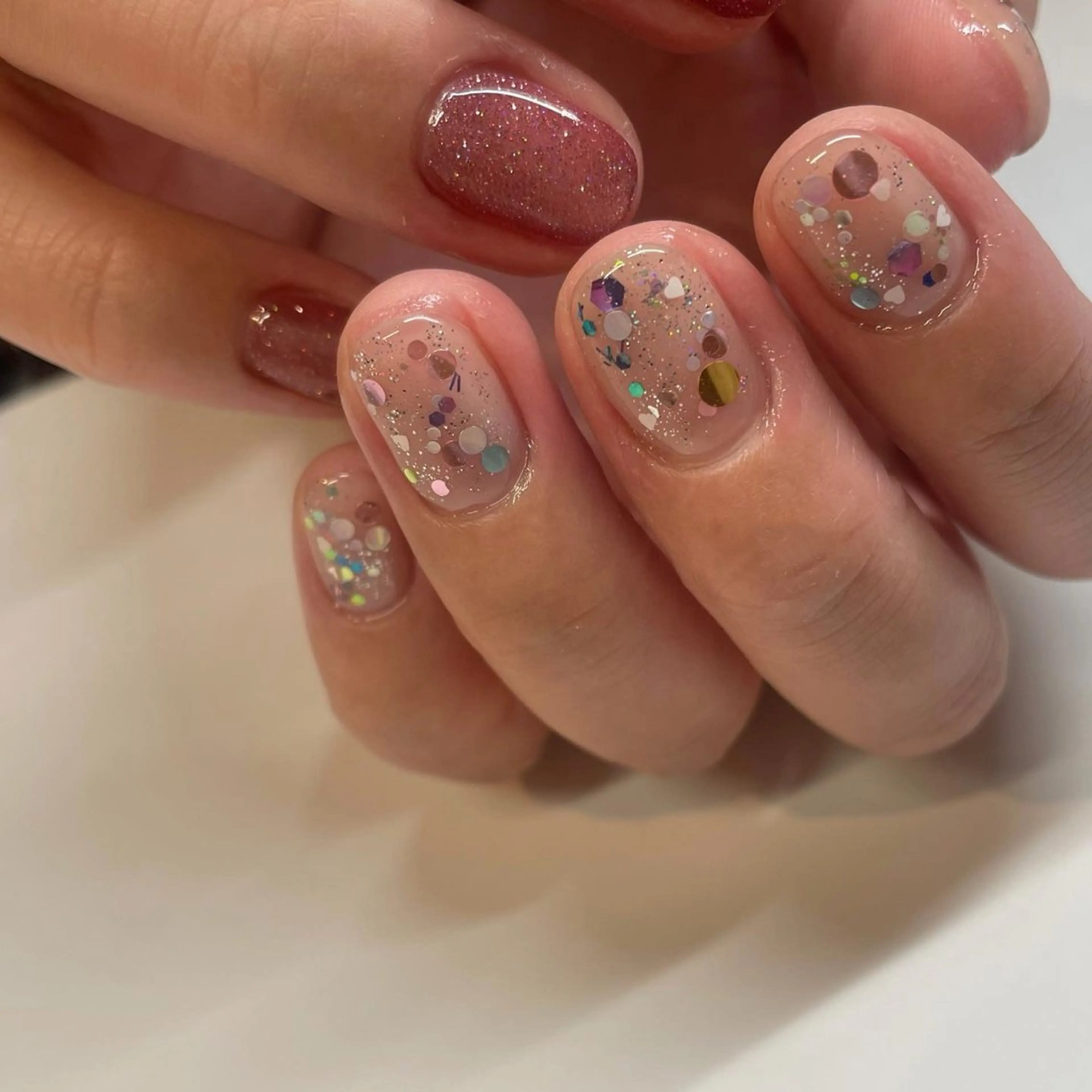 ネイル ホログラムネイル Manon Yuiのネイルデザイン