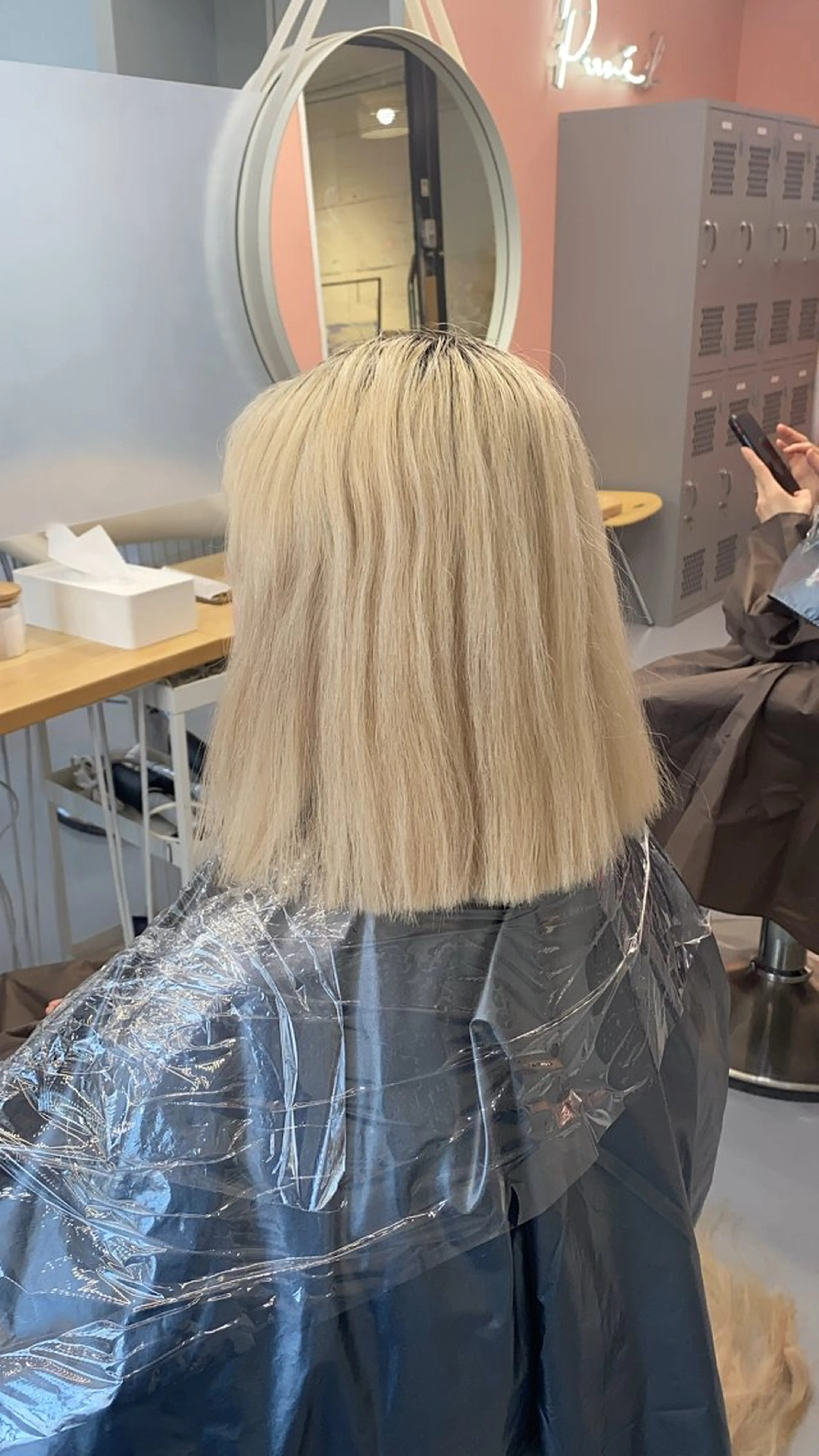 ミディアム カラー メンズ メンズブリーチ ブリーチ ケアブリーチ/ツヤ髪 /ハイトーン/西村のヘアスタイル