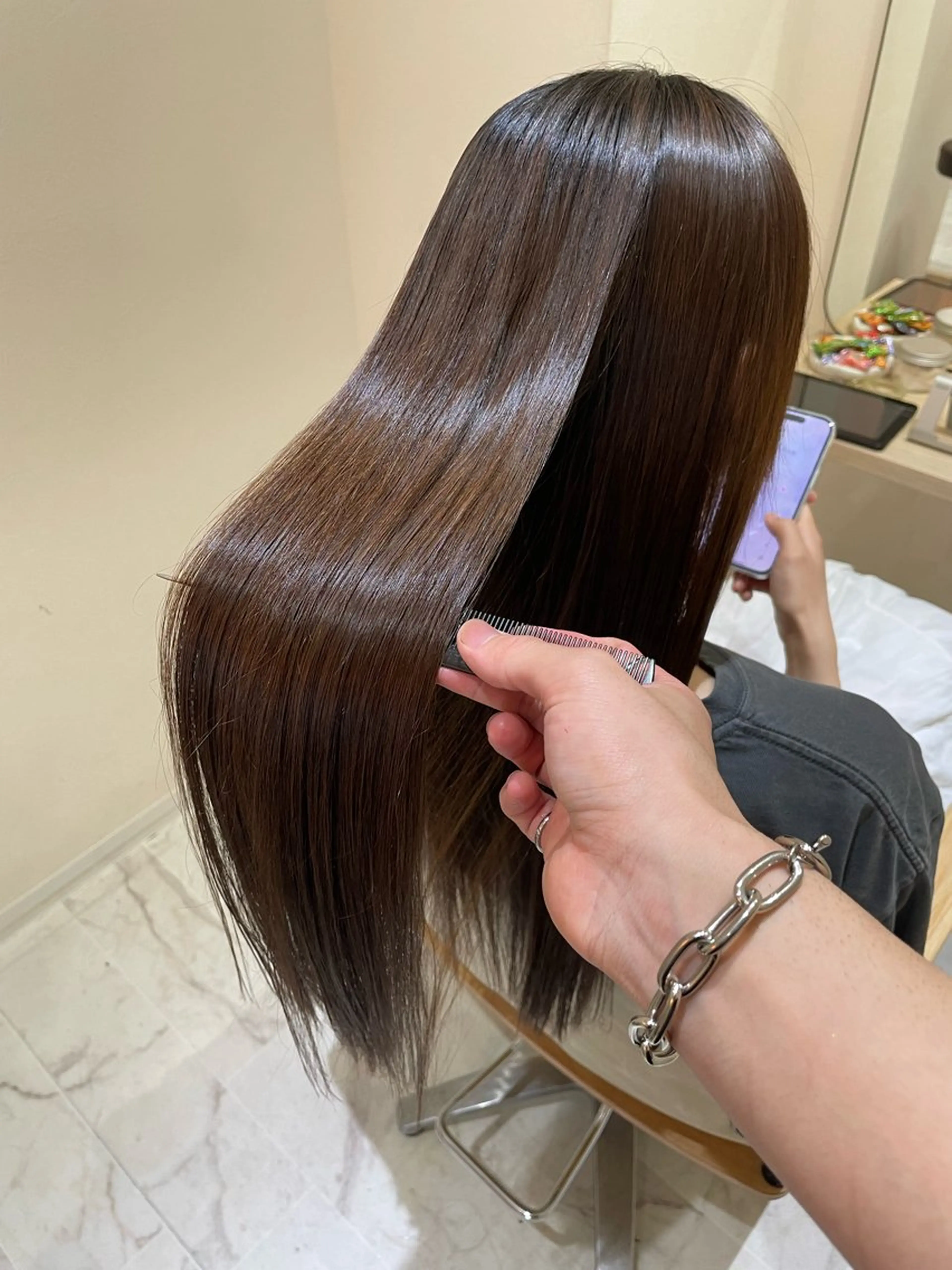 ロング カット トリートメント IA shibuya /山下開世/髪質改善のヘアスタイル
