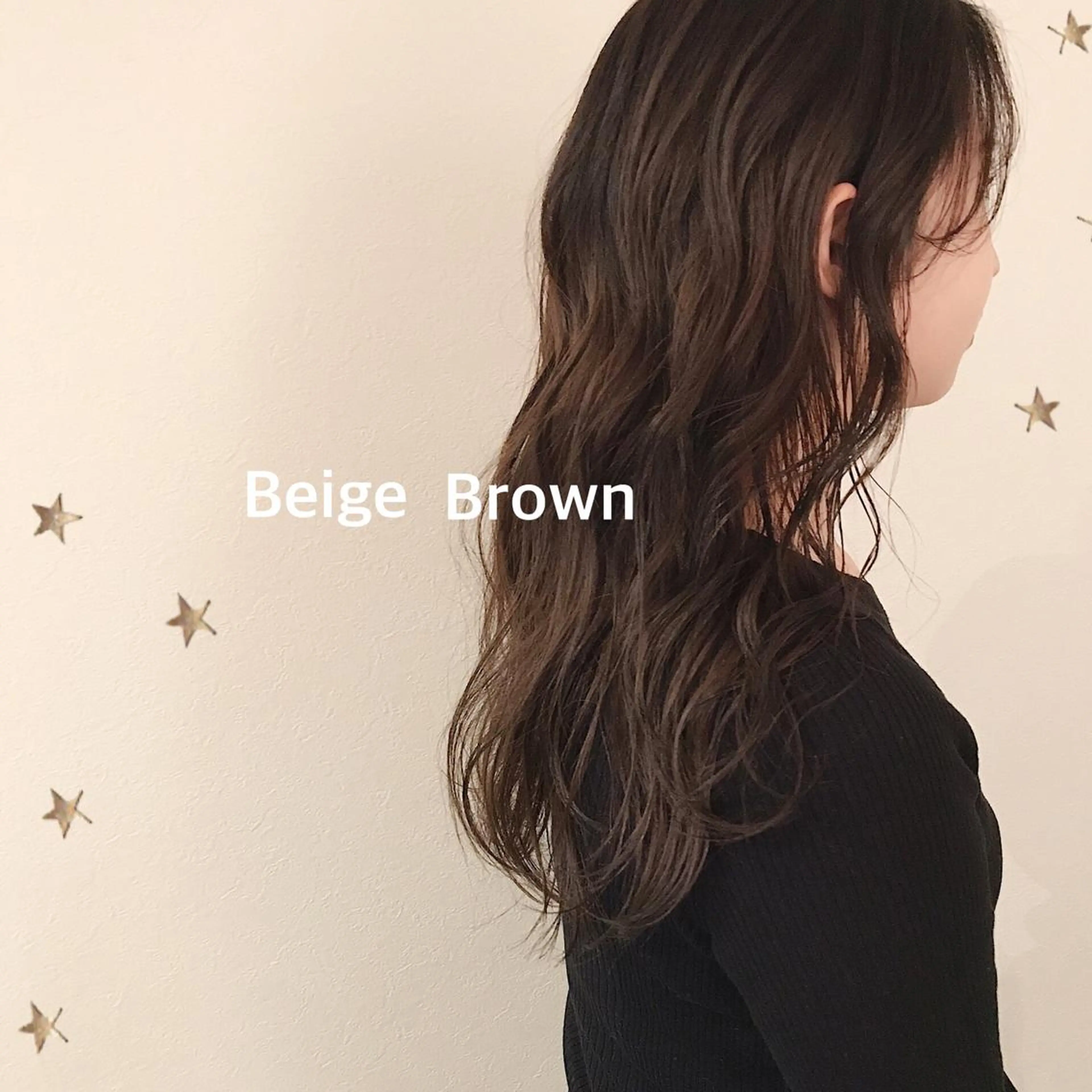 セミロング カラー カット ヘアカラー 市川 千夏のヘアスタイル