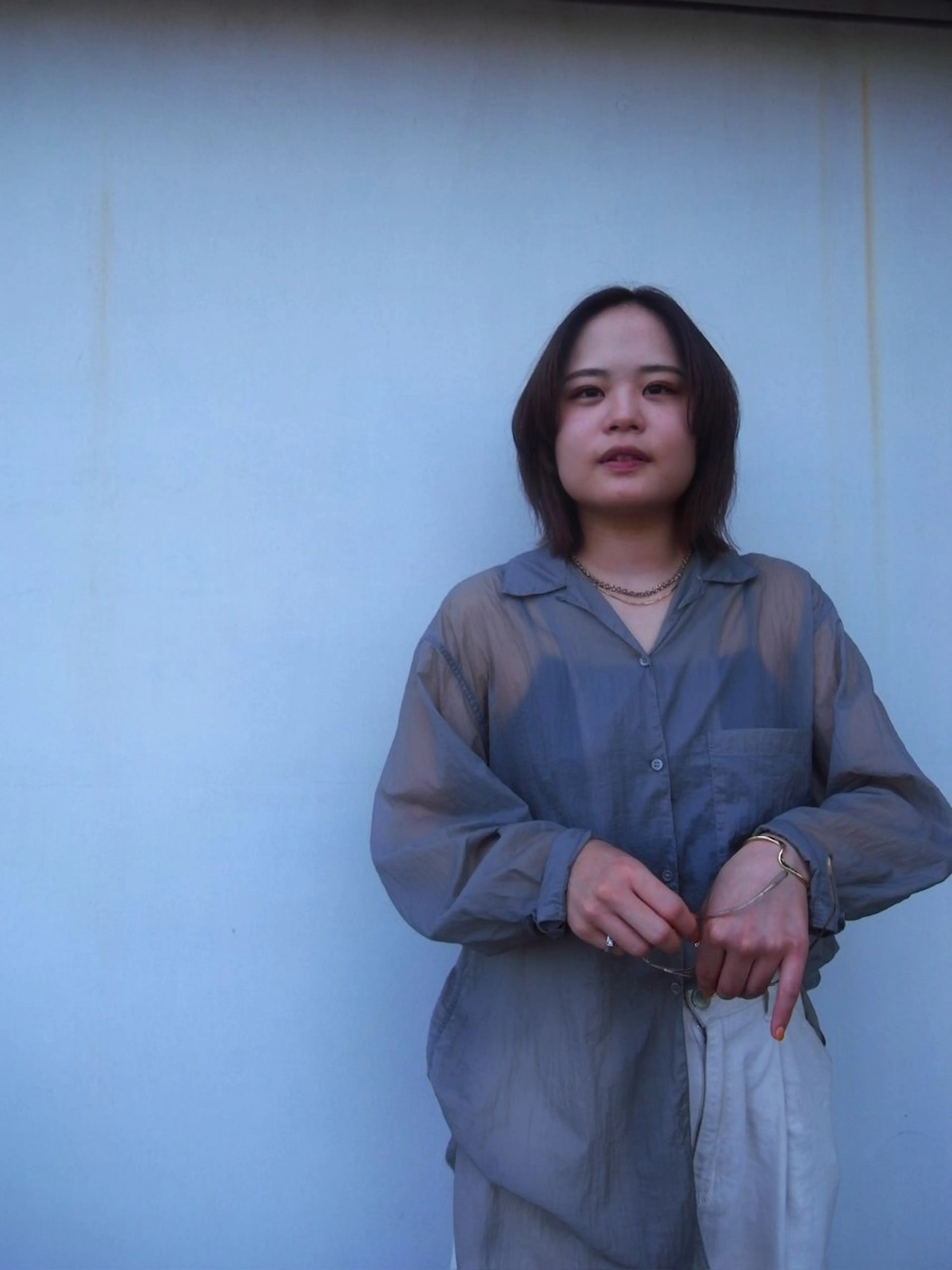 ミディアム カラー パーマ/ラフパーマ /ボブパーマ/HYOのヘアスタイル