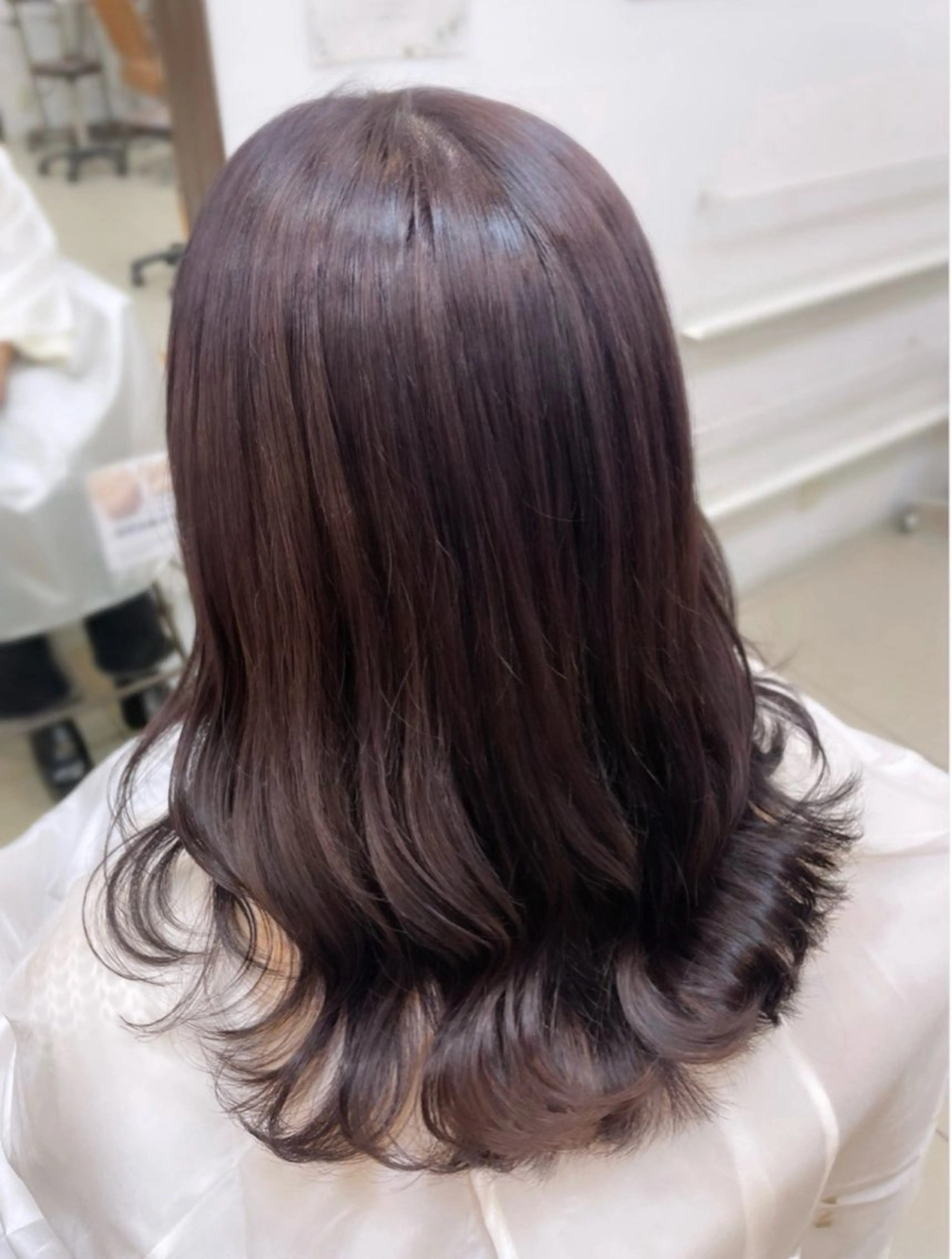 【艶カラー💎】髪質改善カラー+𝐀𝐮𝐣𝐮𝐚(4step)トリートメント🩶の写真