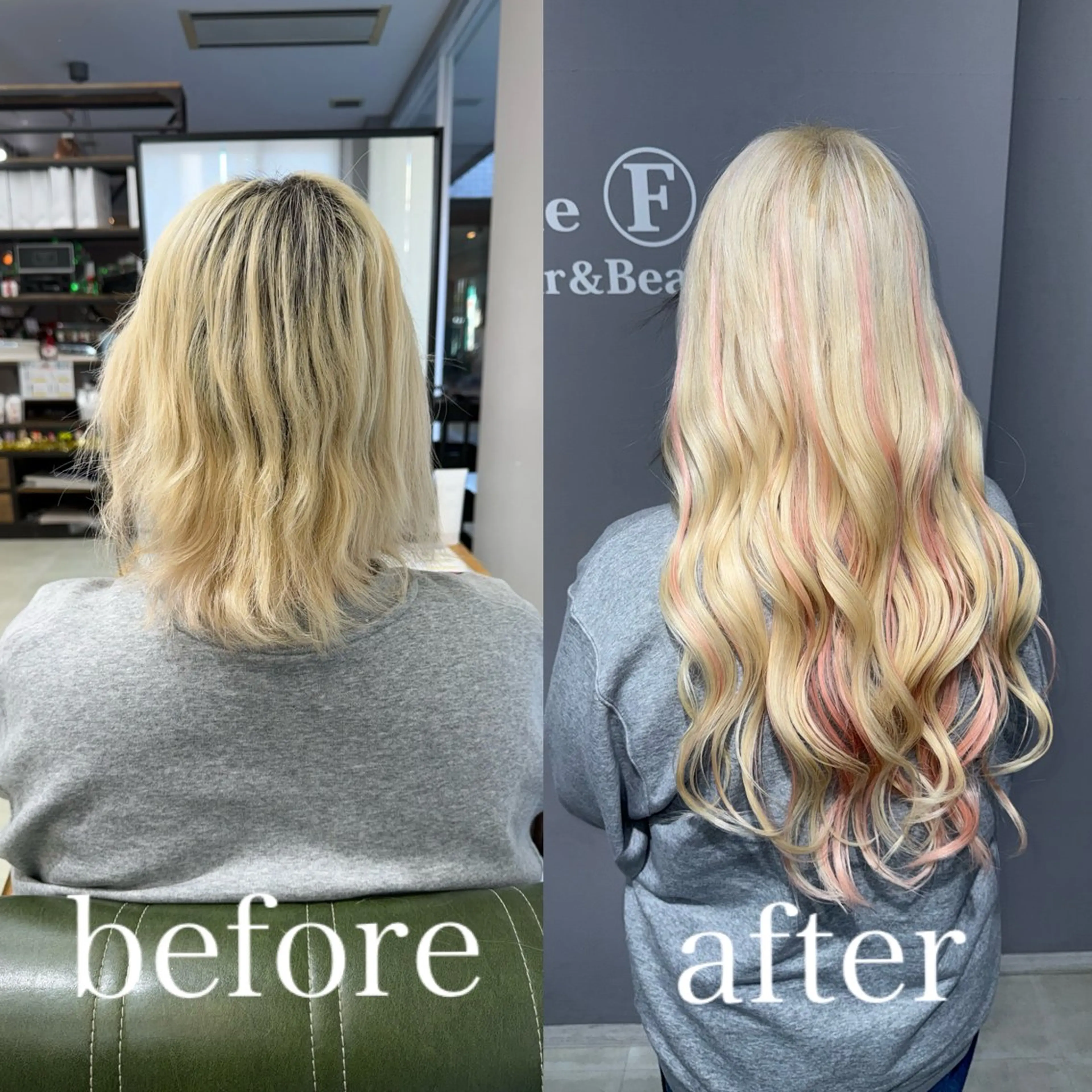 長さだしエクステ💞➕カット✂️の写真