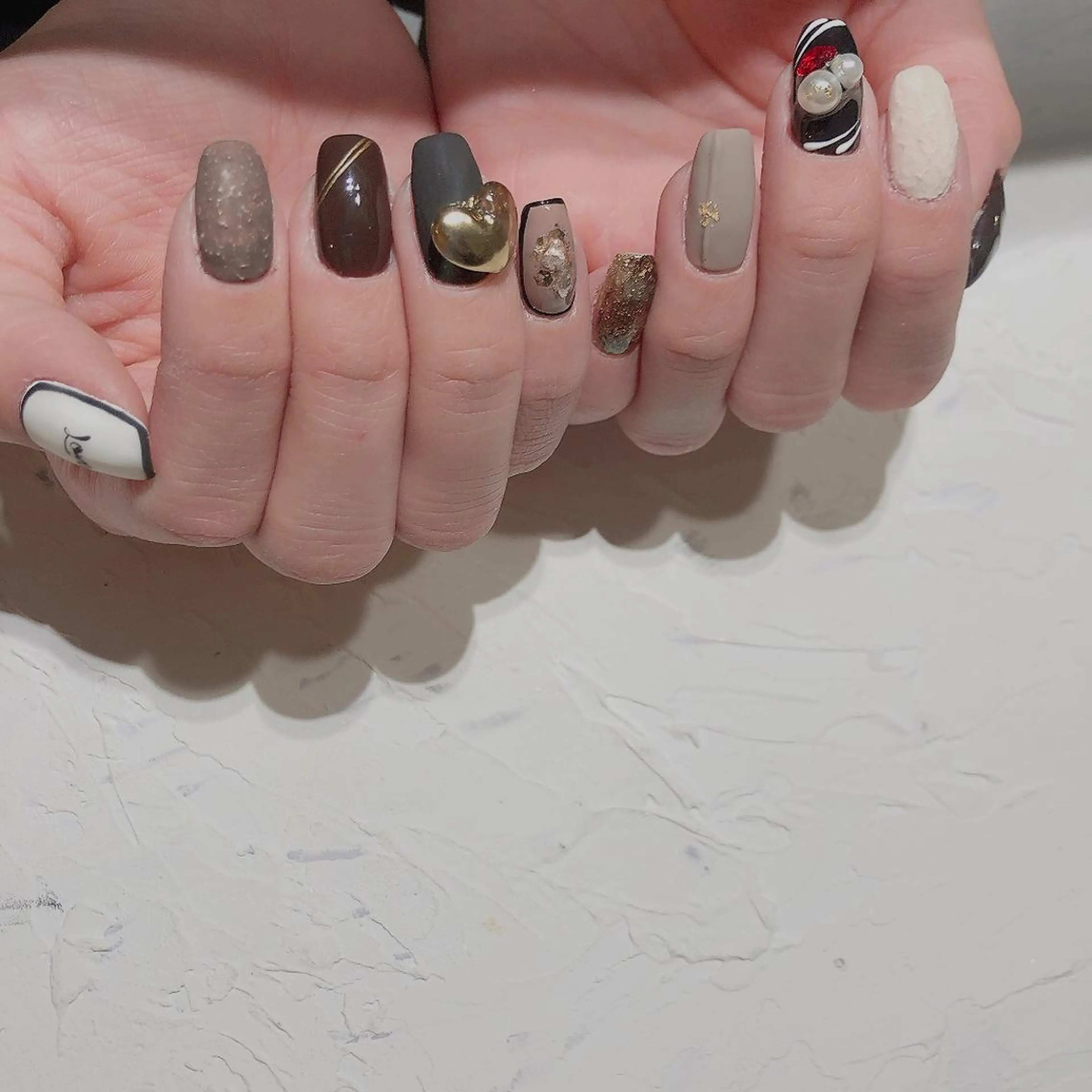 ネイル バレンタイン ハンドネイル me.hair＆nail所属・me.nail narumiのネイルデザイン