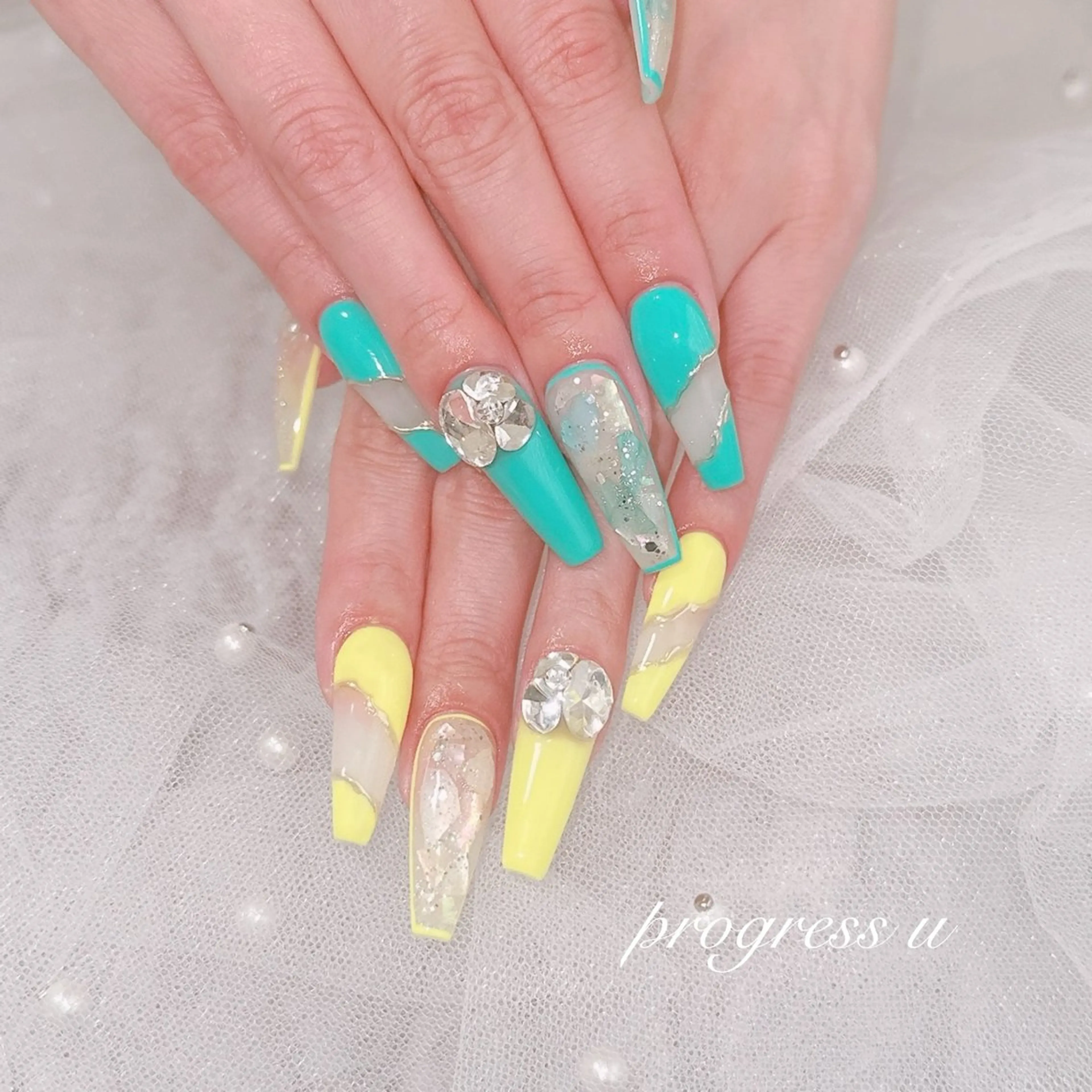 ネイル ハンドネイル progress uのネイルデザイン