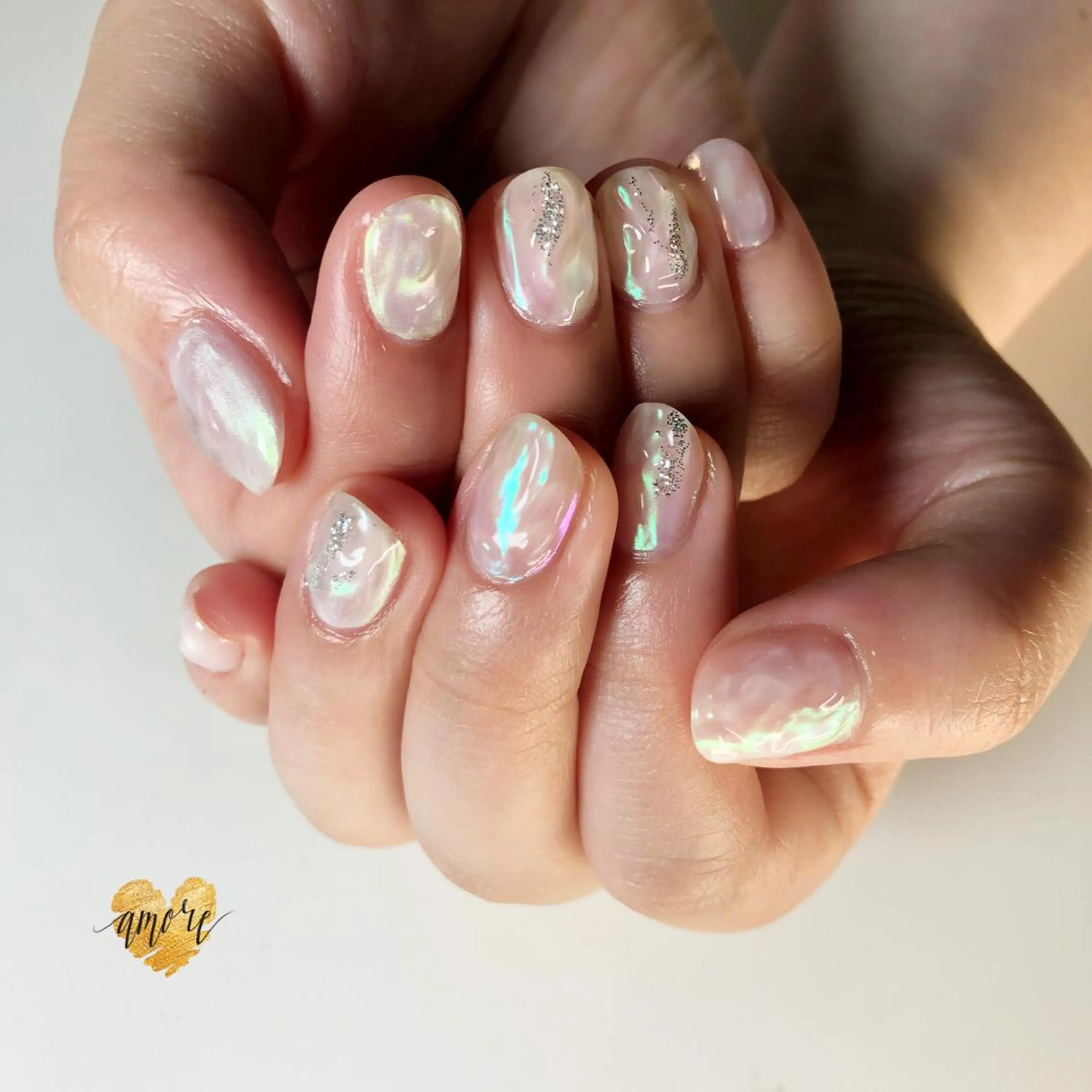 ネイル アートネイル ジェルネイル 氷ネイル・うるうるネイル マグネットネイル ミラーネイル You kyehwaのネイルデザイン