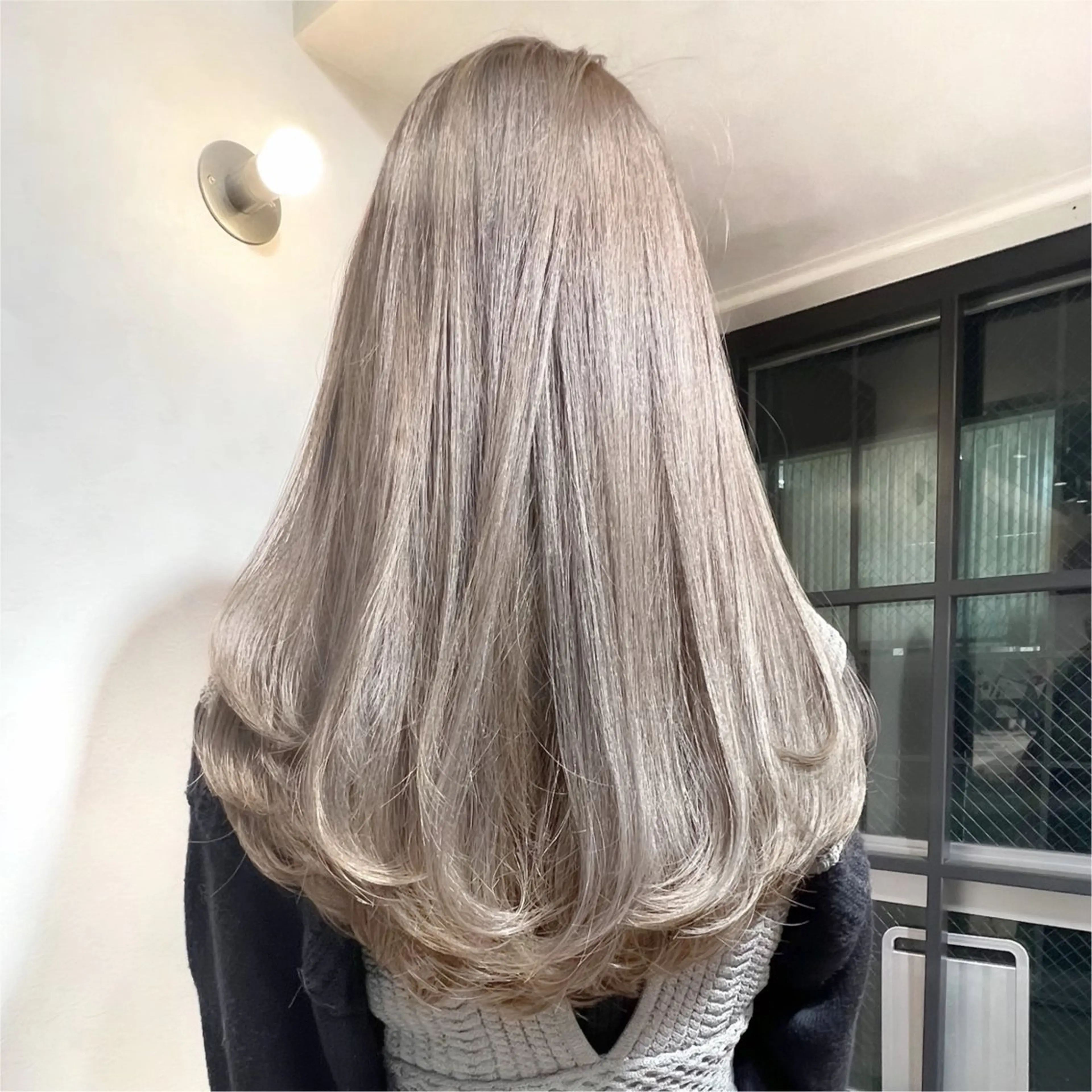 ミディアム カラー カット ヘアカラー 大人可愛い/レイヤー 色素改善カラー/山口のヘアスタイル