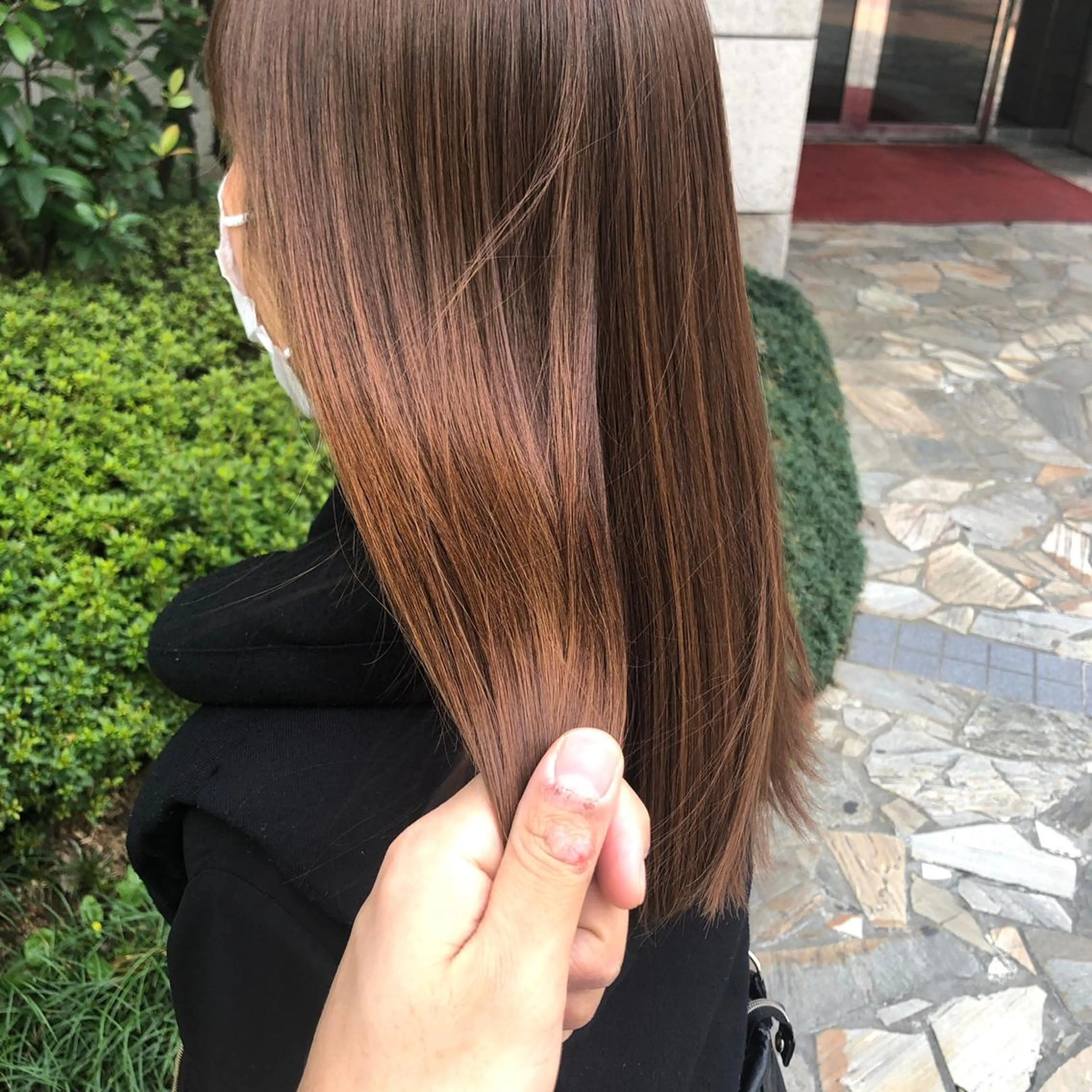 ロング パーマ 髪質改善 酸性ストレート ストレートパーマ 北花田美容師🍃村尾 光太/むらのヘアスタイル